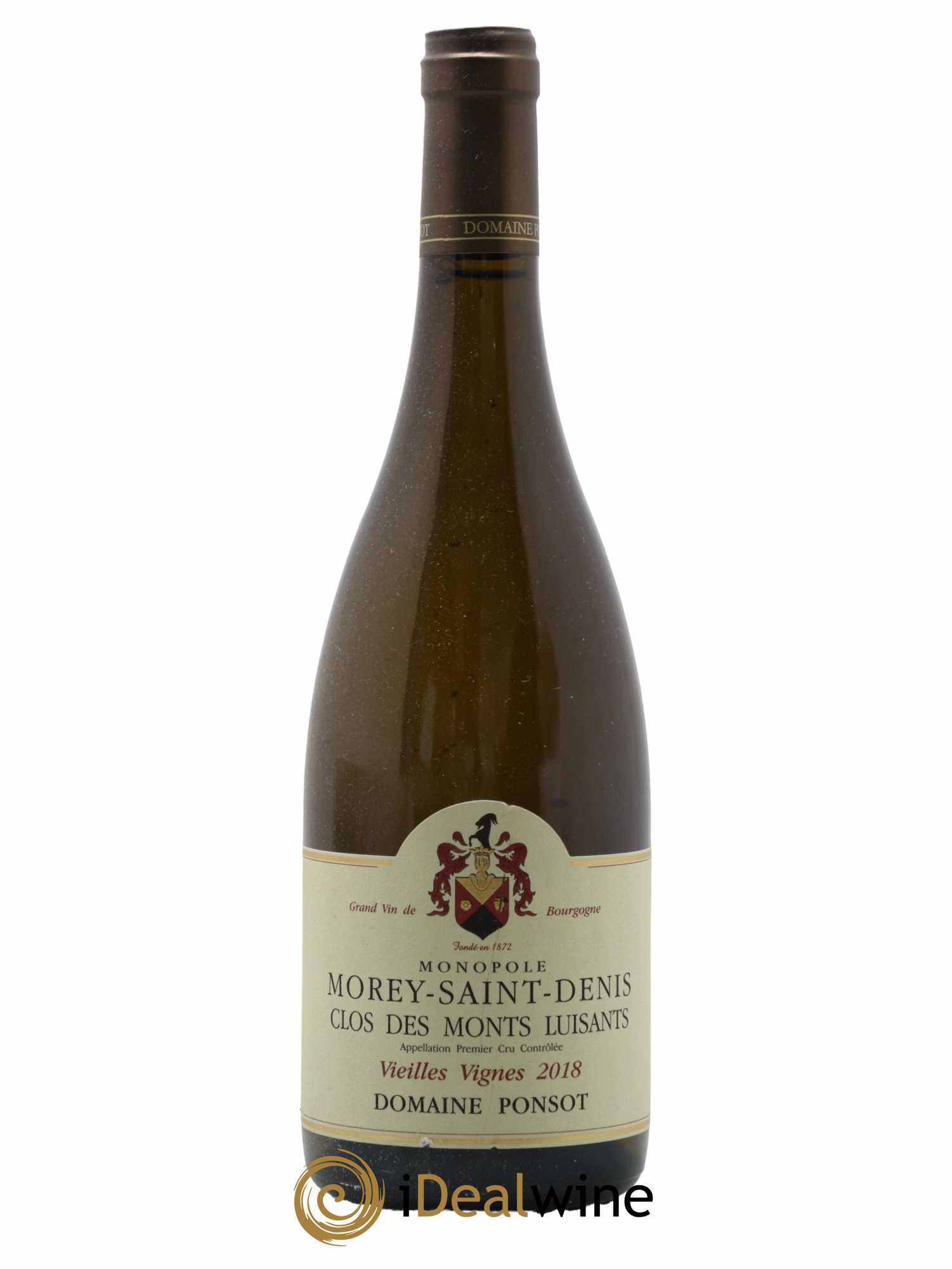 Morey-Saint-Denis 1er Cru Clos des Monts Luisants Vieilles Vignes Ponsot (Domaine) 2018 - Lot de 1 bouteille - 0