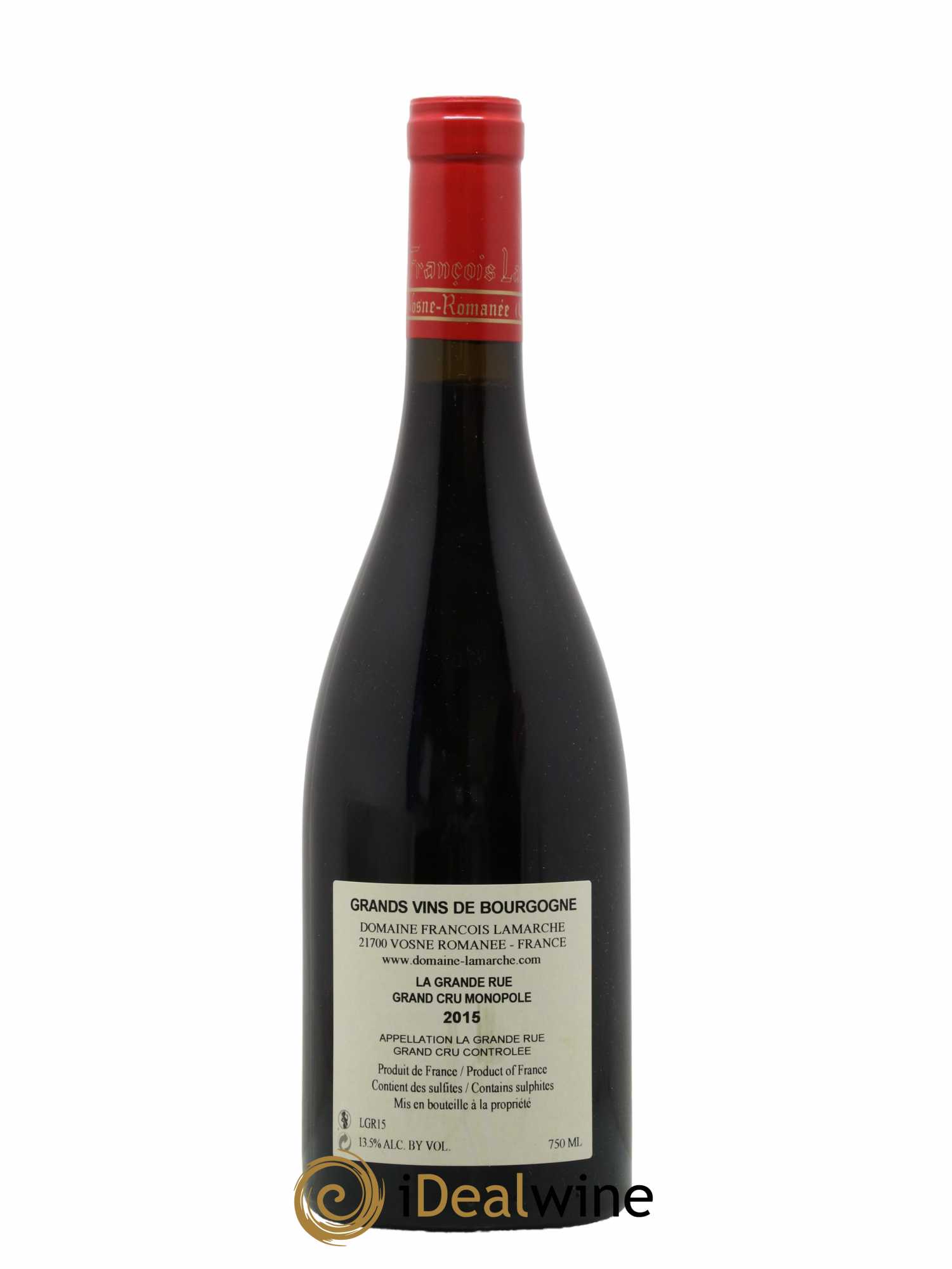 La Grande Rue Grand Cru Lamarche (Domaine) 2015 - Lot de 1 bouteille - 1