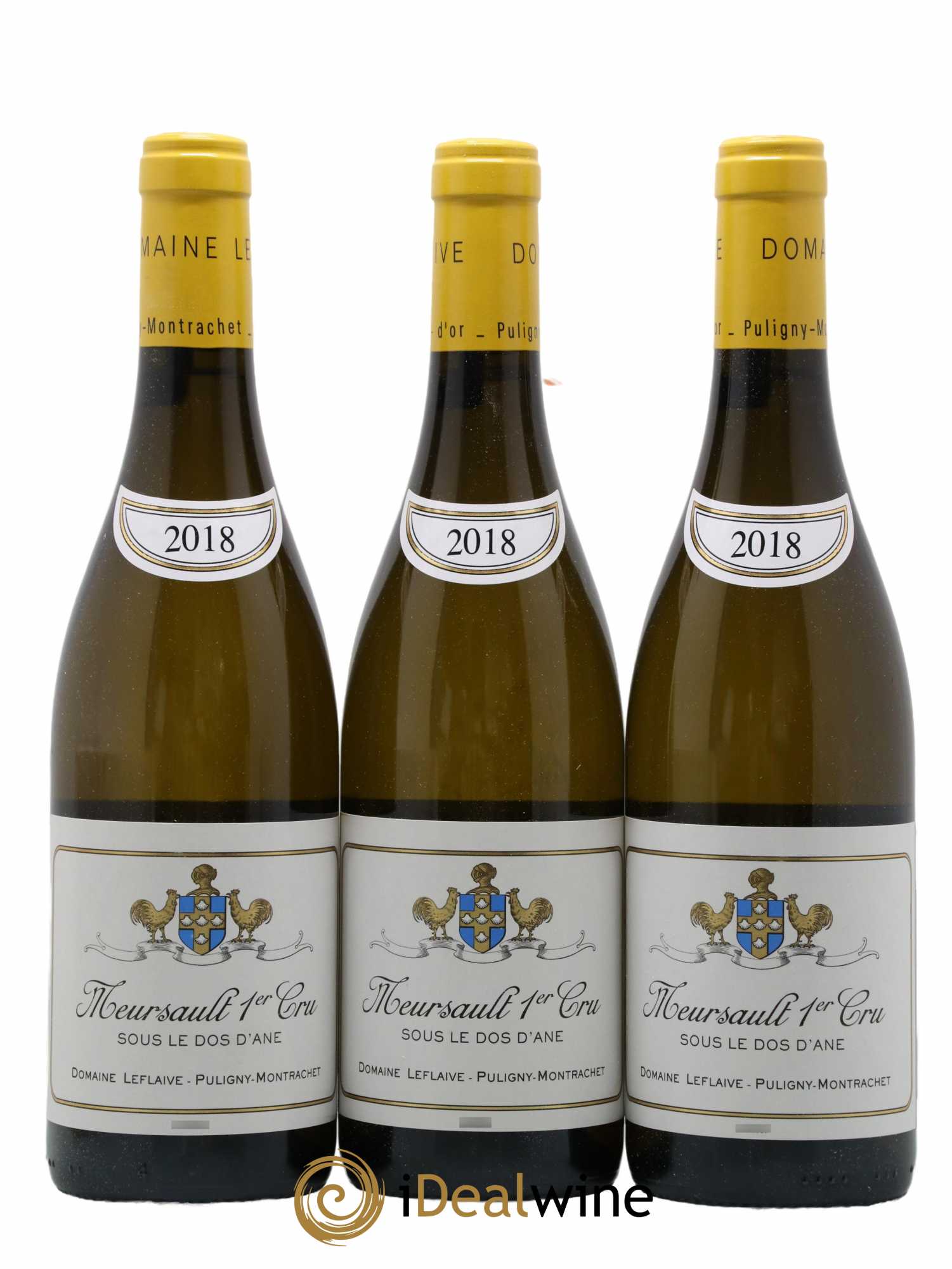 Meursault 1er Cru Sous le Dos d'Ane Leflaive (Domaine) 2018 - Lot de 3 bouteilles - 0