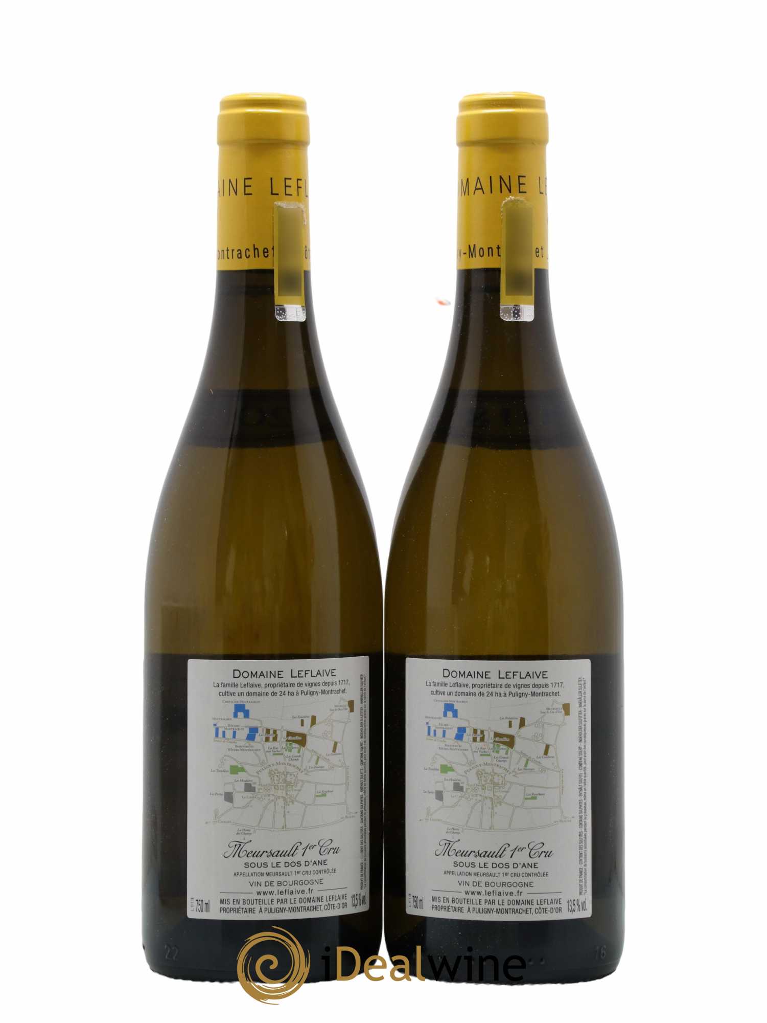 Meursault 1er Cru Sous le Dos d'Ane Leflaive (Domaine) 2018 - Lot de 2 bouteilles - 1