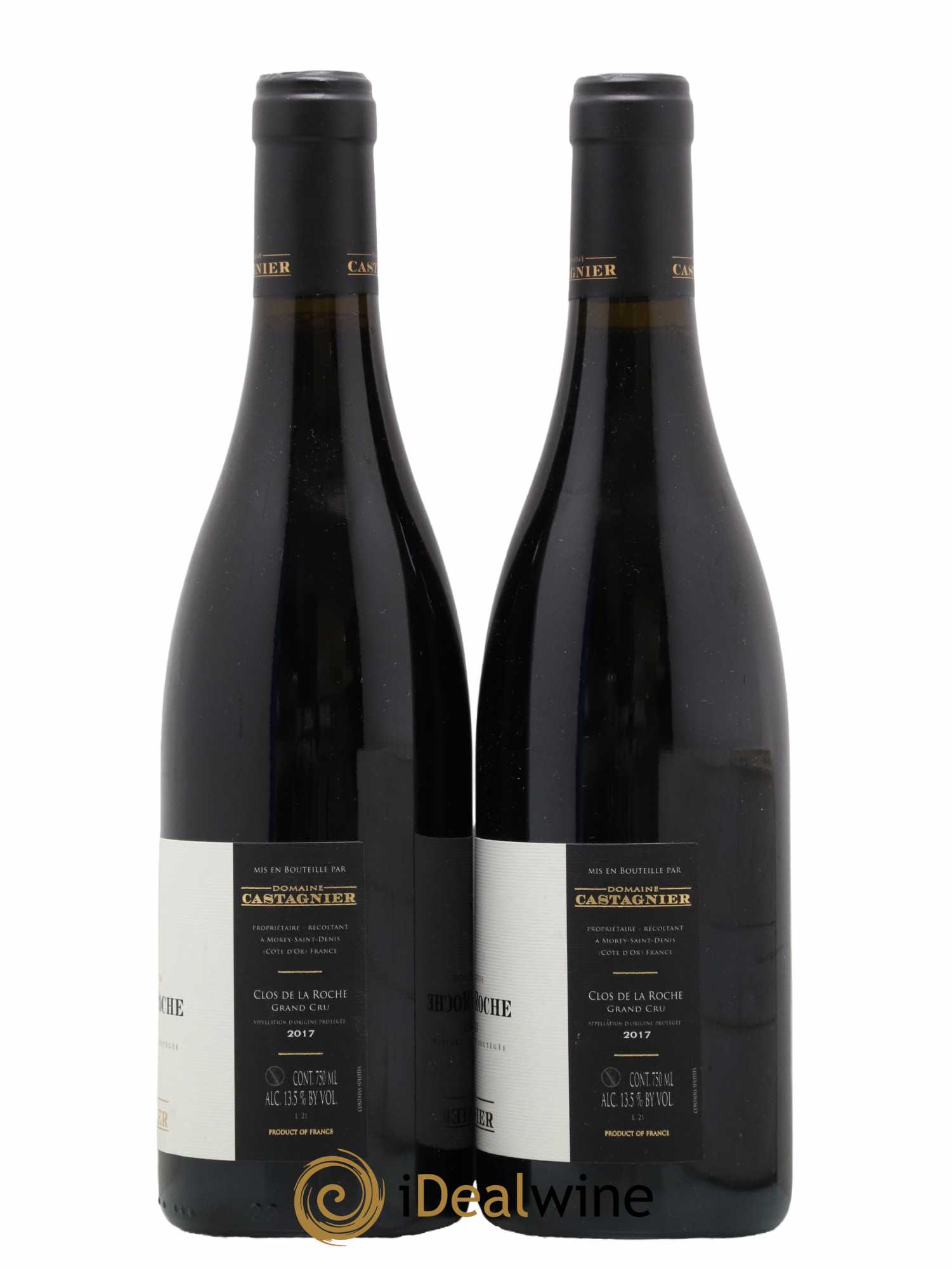 Clos de la Roche Grand Cru Castagnier (Domaine) 2017 - Lot de 2 bouteilles - 1