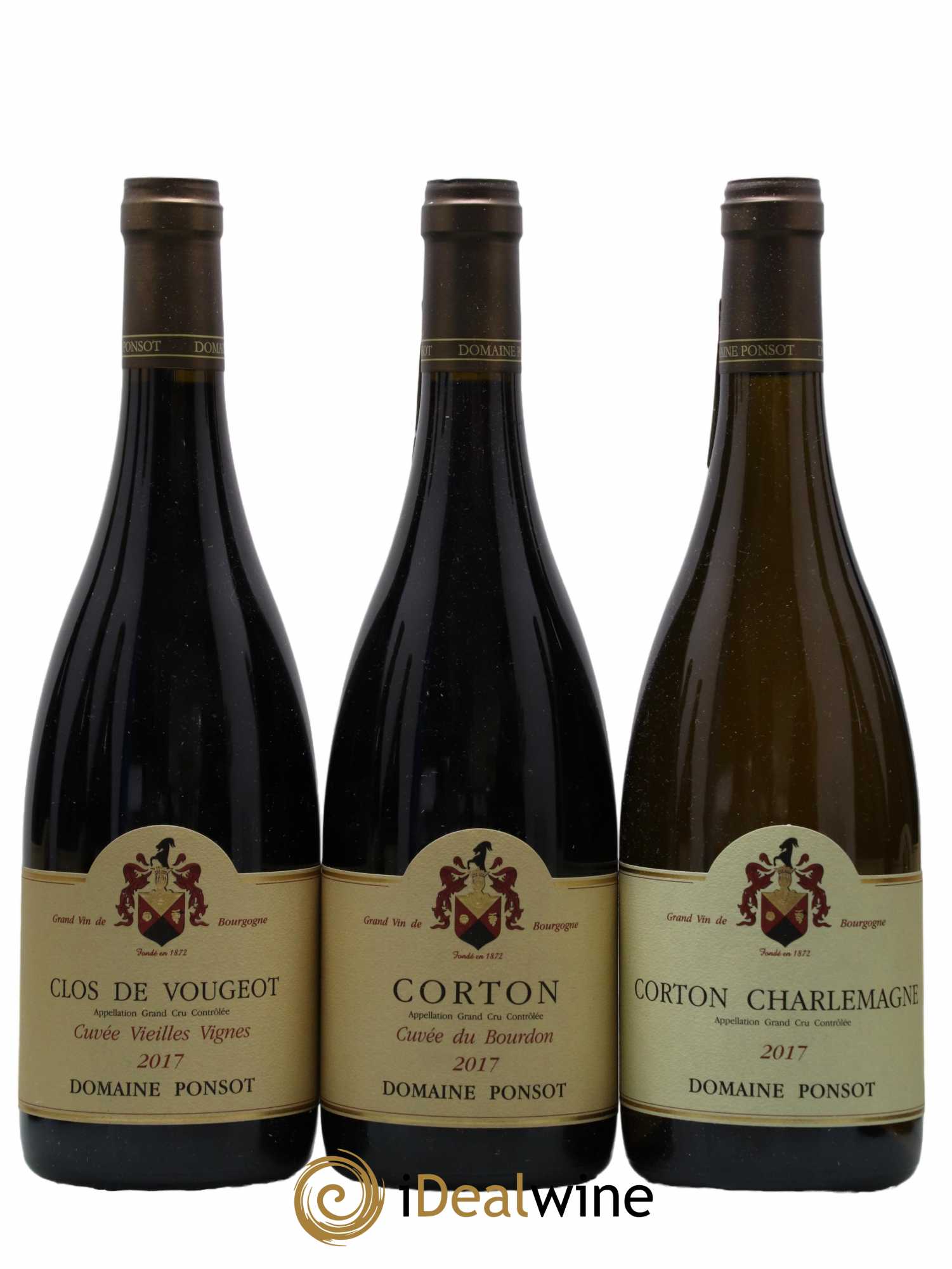 Assortiment Grands Crus Ponsot (Domaine) 2 Clos De La Roche Vieilles Vignes,1 Mazis Chambertin,2 Charmes Chambertin Cuvée Des Merles,1 Chapelle Chambertin,1 Echezeaux,1 Corton Bressandes,1 Chambertin,1 Clos Vougeot Cuvée Vieilles Vignes,1 Corton Cuvée Du Bourdon,1 Corton Charlemagne 2017 - Lot de 12 bouteilles - 4