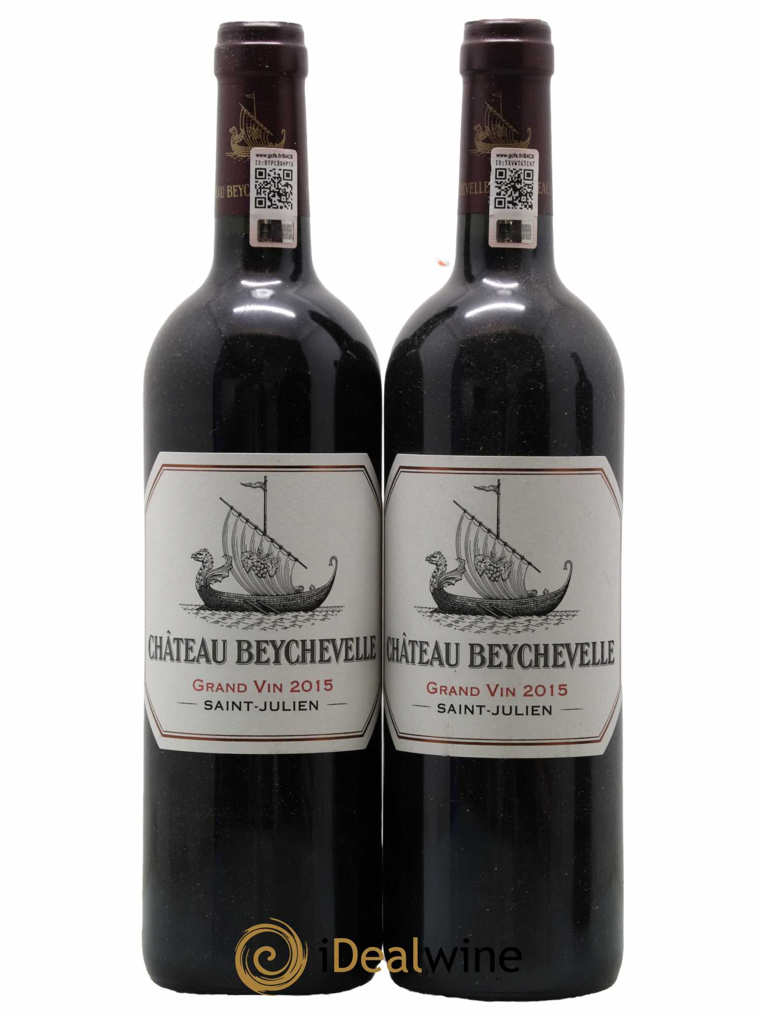 Château Beychevelle 4ème Grand Cru Classé 2015 - Lot de 2 bouteilles - 0