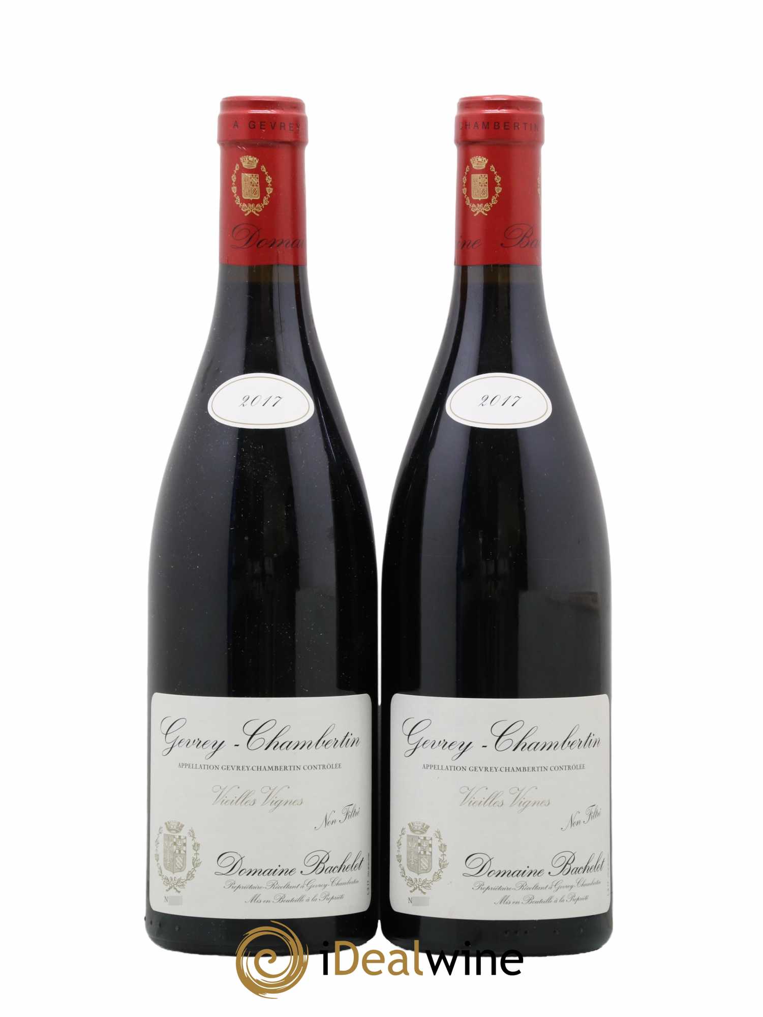 Gevrey-Chambertin Vieilles Vignes Denis Bachelet (Domaine) 2017 - Lot de 2 bouteilles - 0