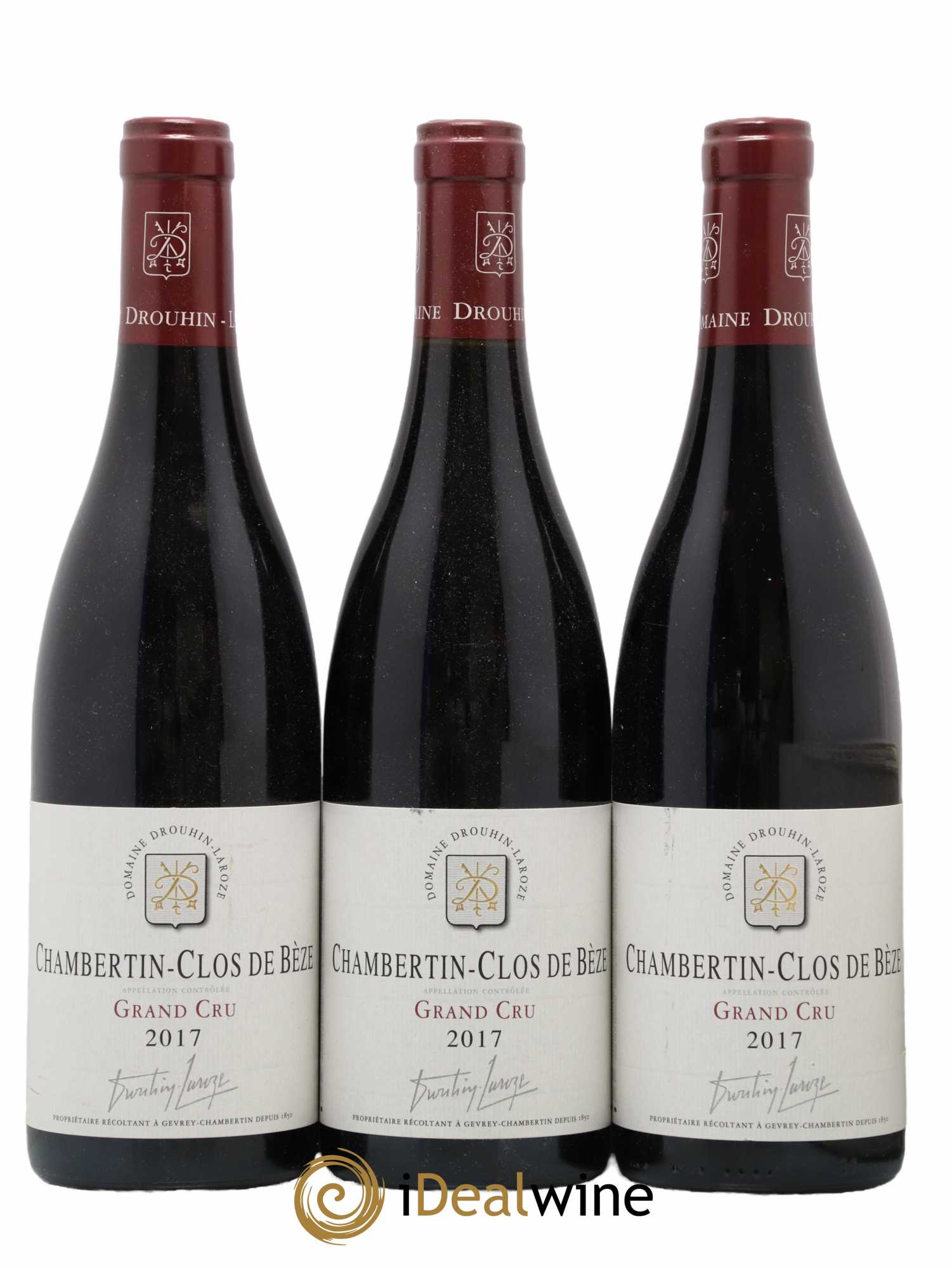 Chambertin Clos de Bèze Grand Cru Domaine Drouhin-Laroze 2017 - Lot de 3 bouteilles - 0