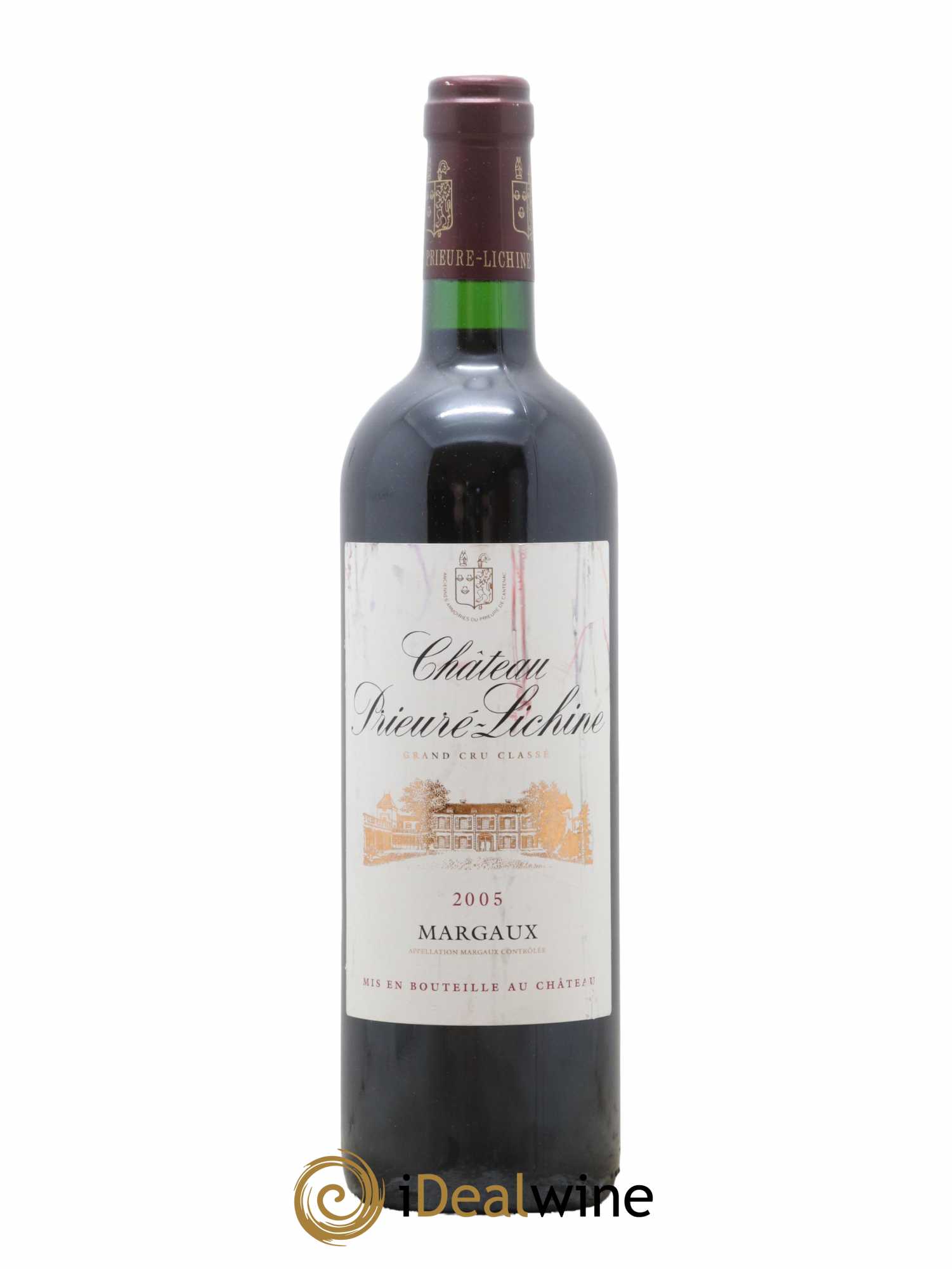 Château Prieuré Lichine 4ème Grand Cru Classé 2005 - Lot de 1 bouteille - 0