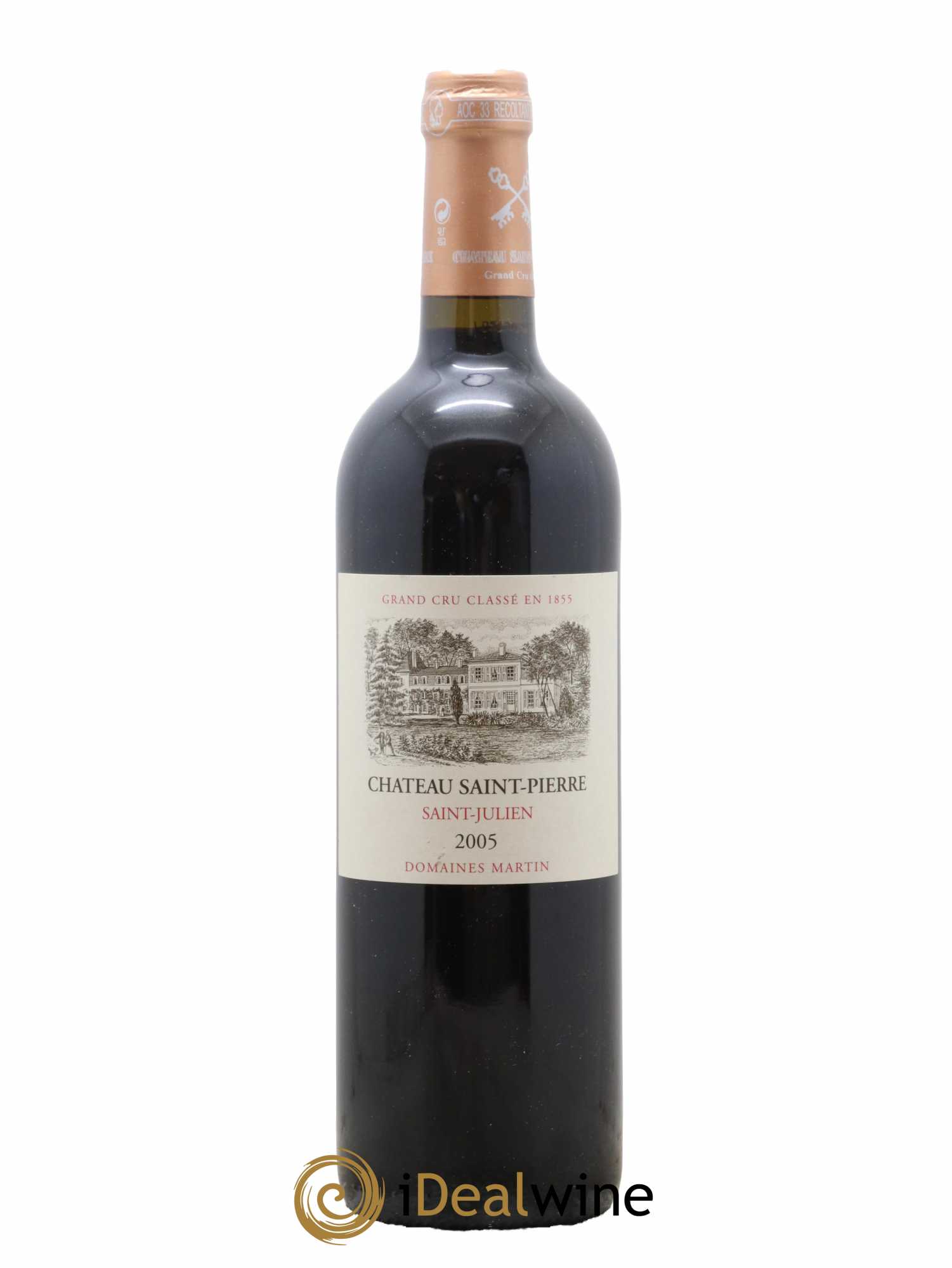 Château Saint-Pierre 4ème Grand Cru Classé 2005 - Lot de 1 bouteille - 0