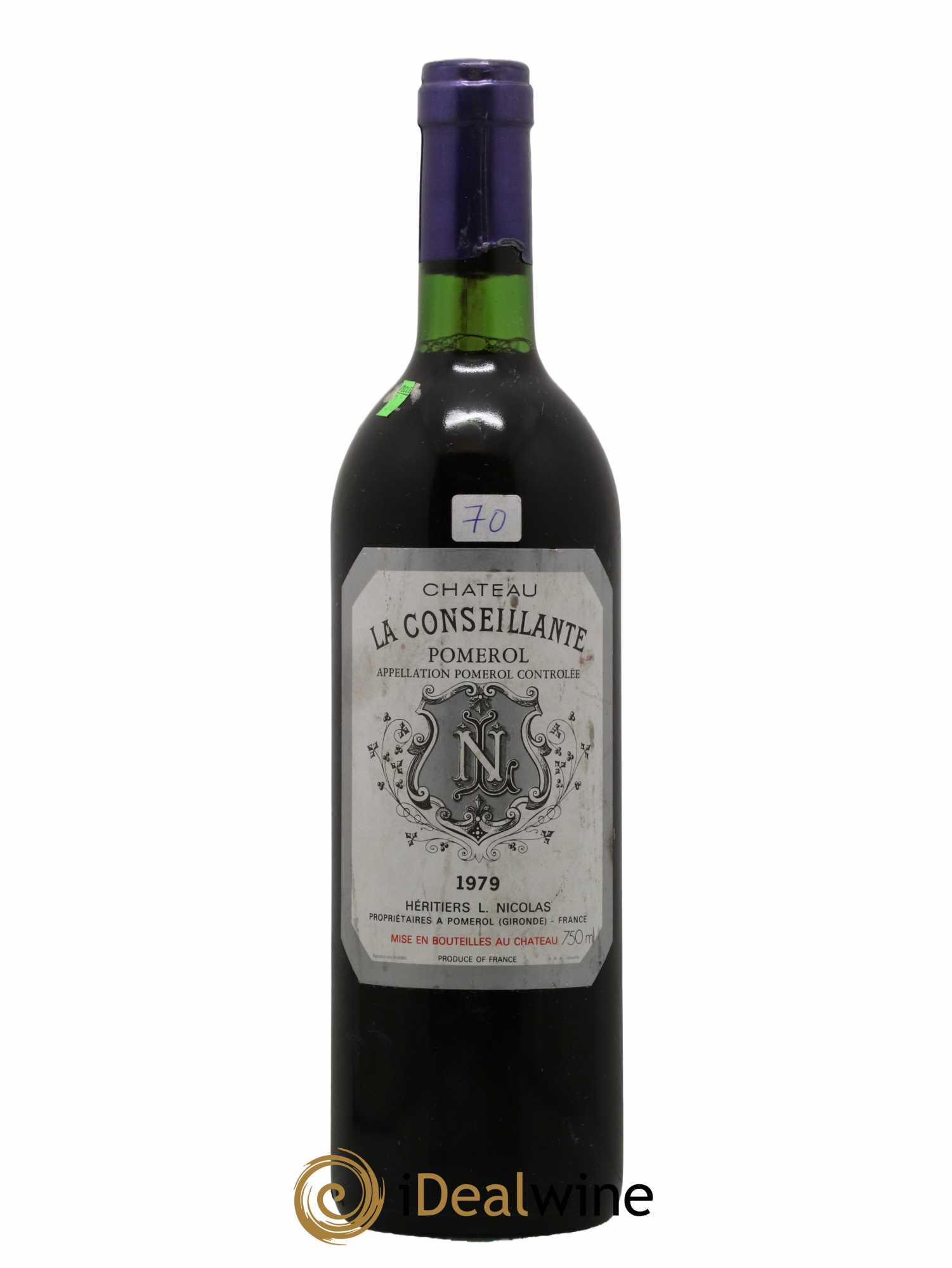 Château la Conseillante 1979 - Lot de 1 bouteille - 0