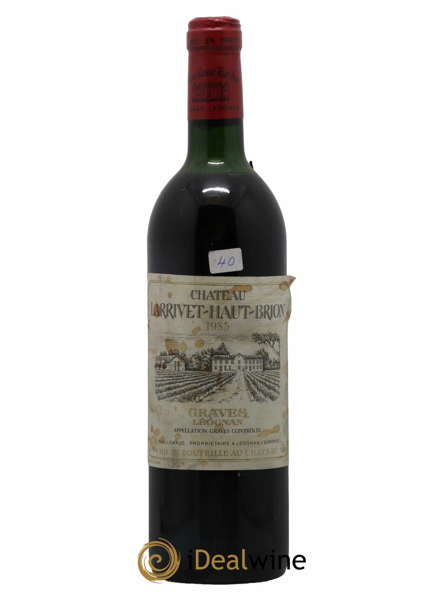 Château Larrivet Haut-Brion 1985 - Lot de 1 bouteille - 0