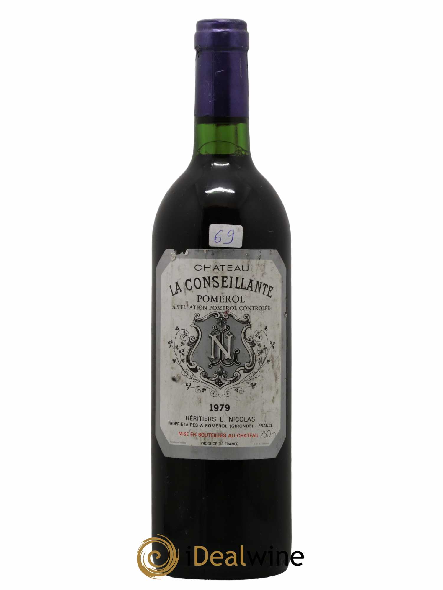 Château la Conseillante 1979 - Lot de 1 bouteille - 0
