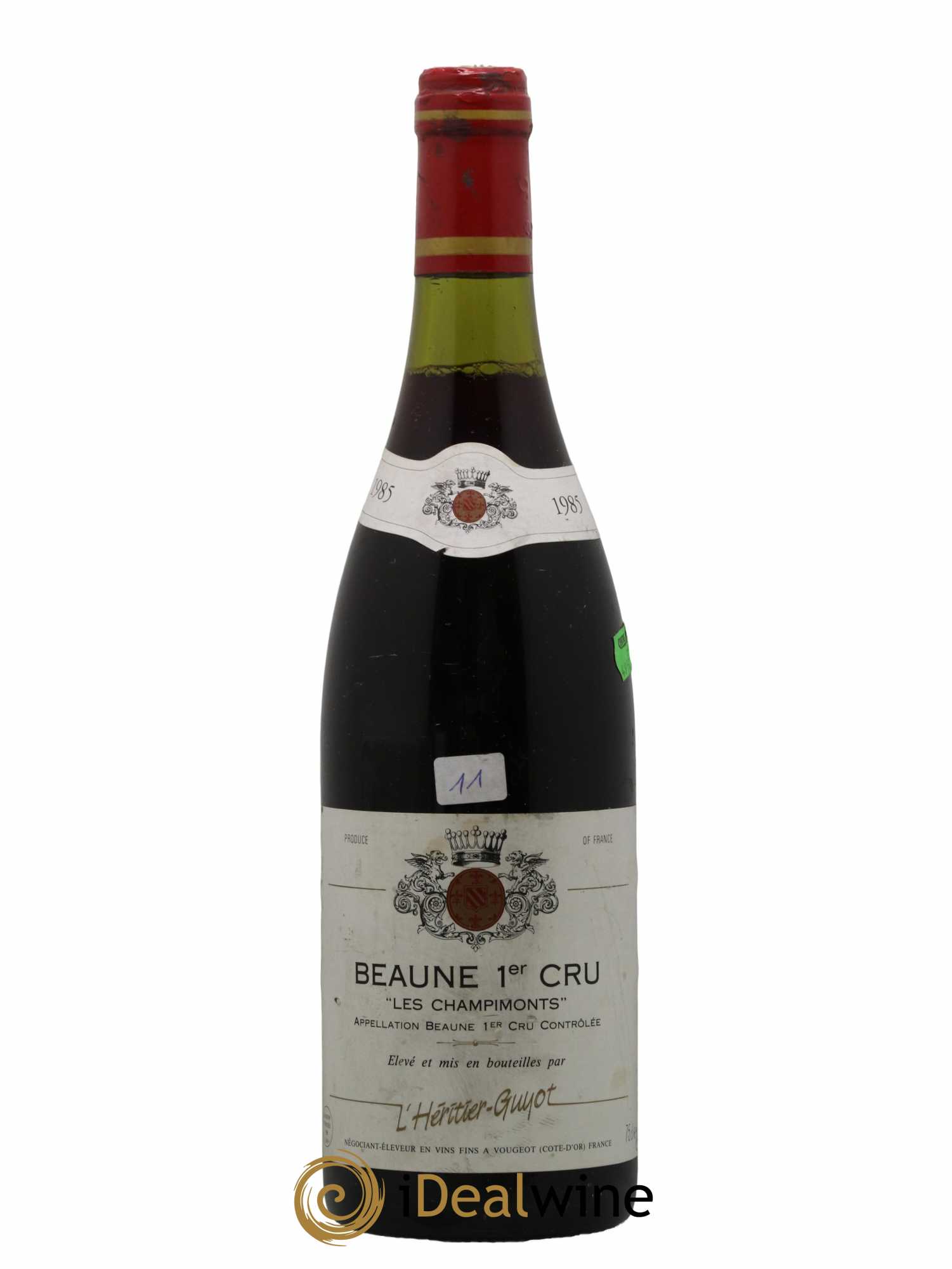 Beaune 1er Cru Les Champimonts L'Heritier Guyot 1985 - Lot of 1 bottle - 0