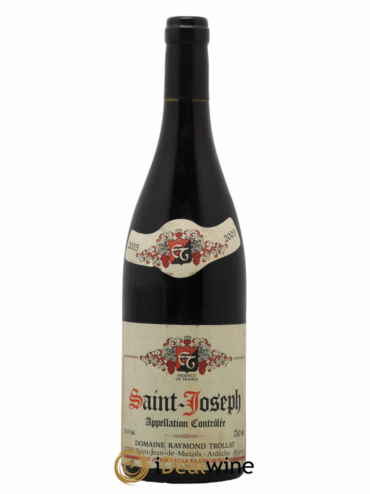Saint-Joseph Domaine Raymond Trolat 2005 - Lot de 1 bouteille - 0