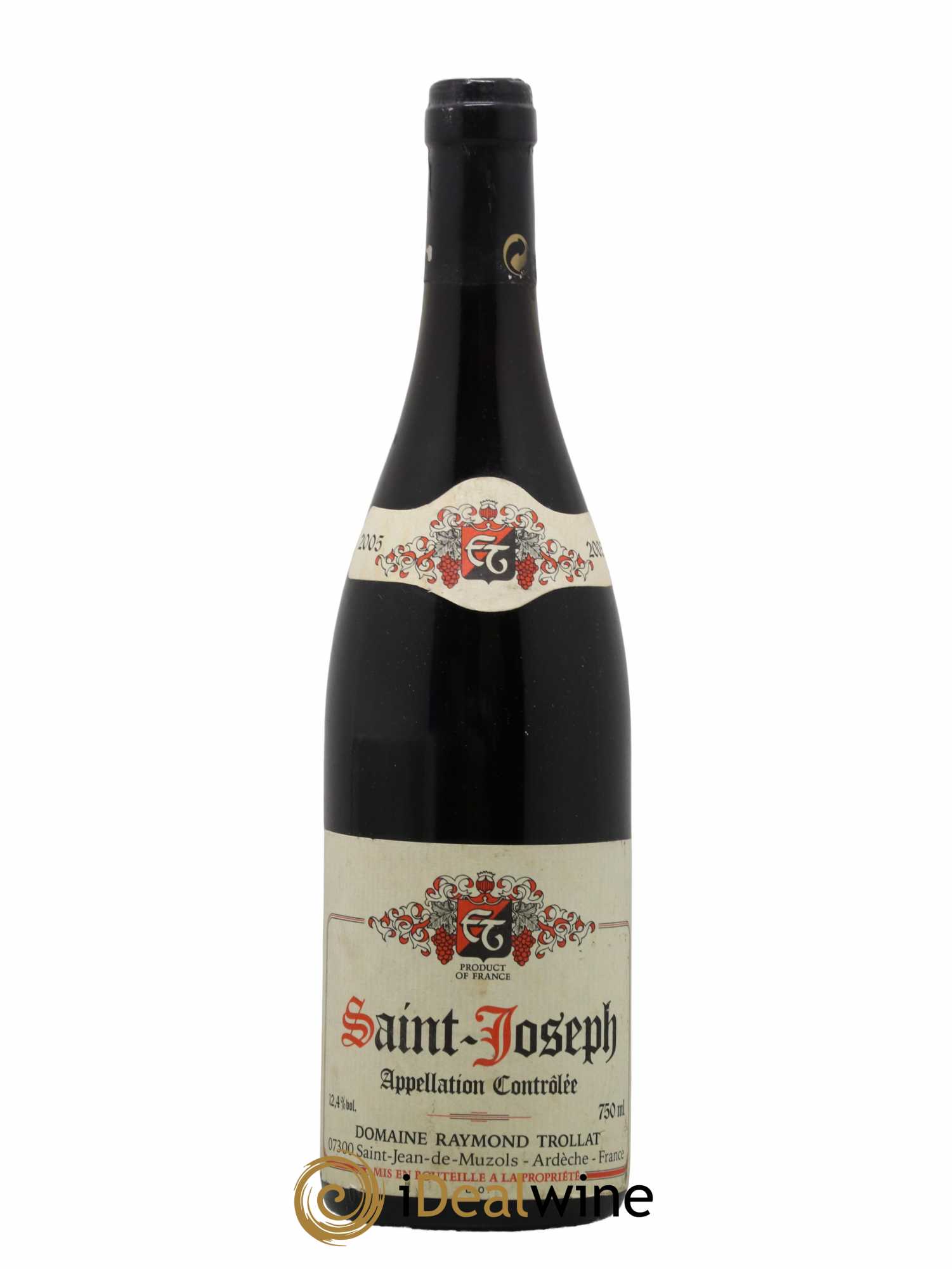 Saint-Joseph Domaine Raymond Trolat 2005 - Lot de 1 bouteille - 0