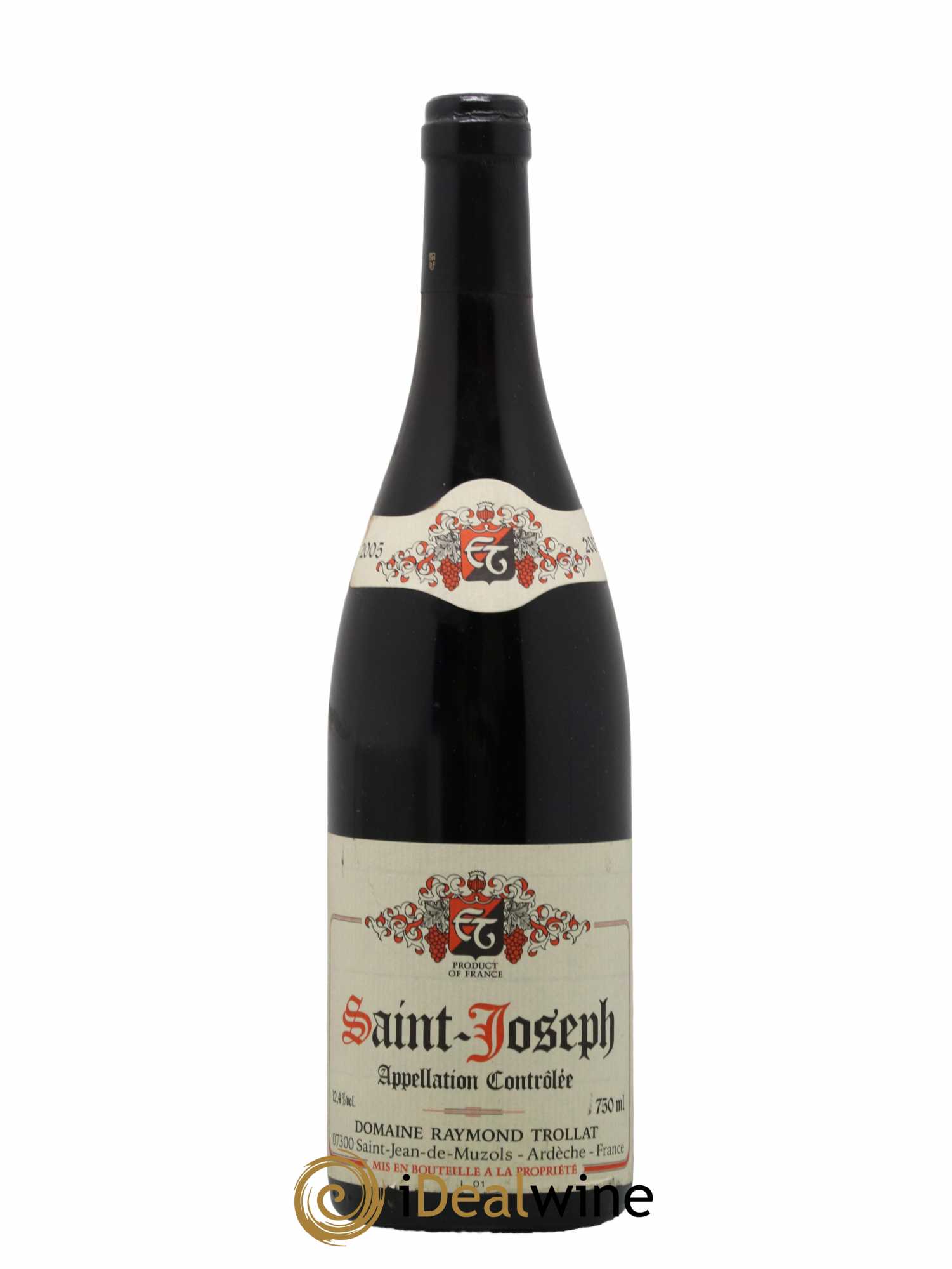 Saint-Joseph Domaine Raymond Trolat 2005 - Lot de 1 bouteille - 0
