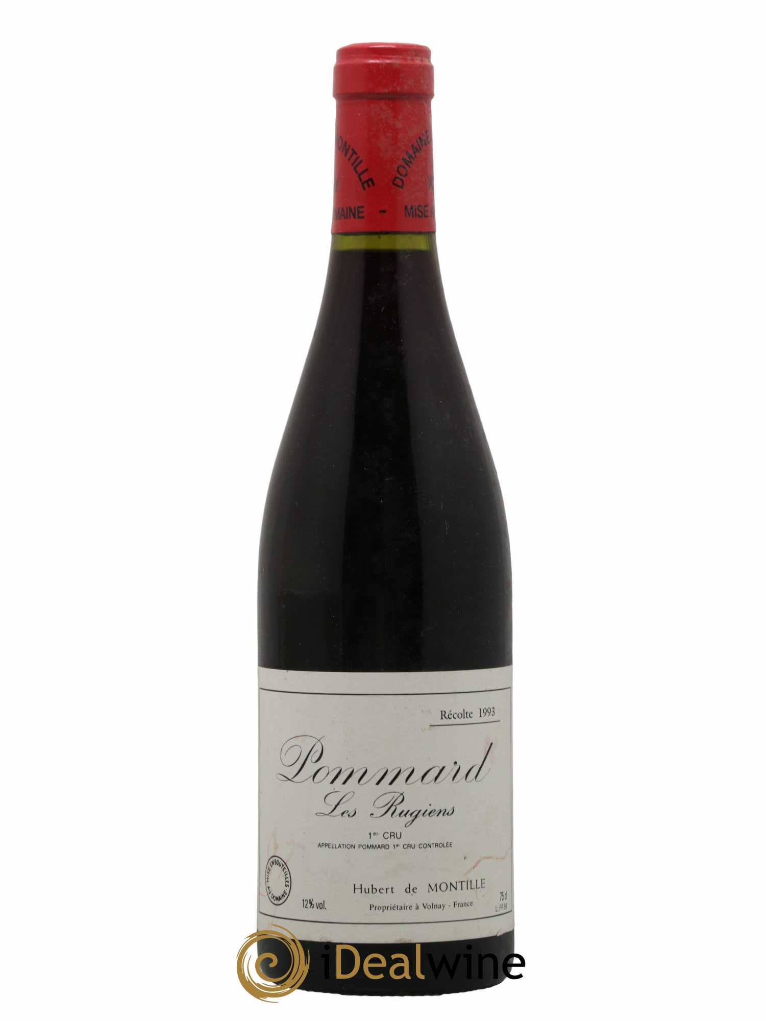 Pommard 1er Cru Les Rugiens-bas De Montille (Domaine) 1993 - Lot de 1 bouteille - 0