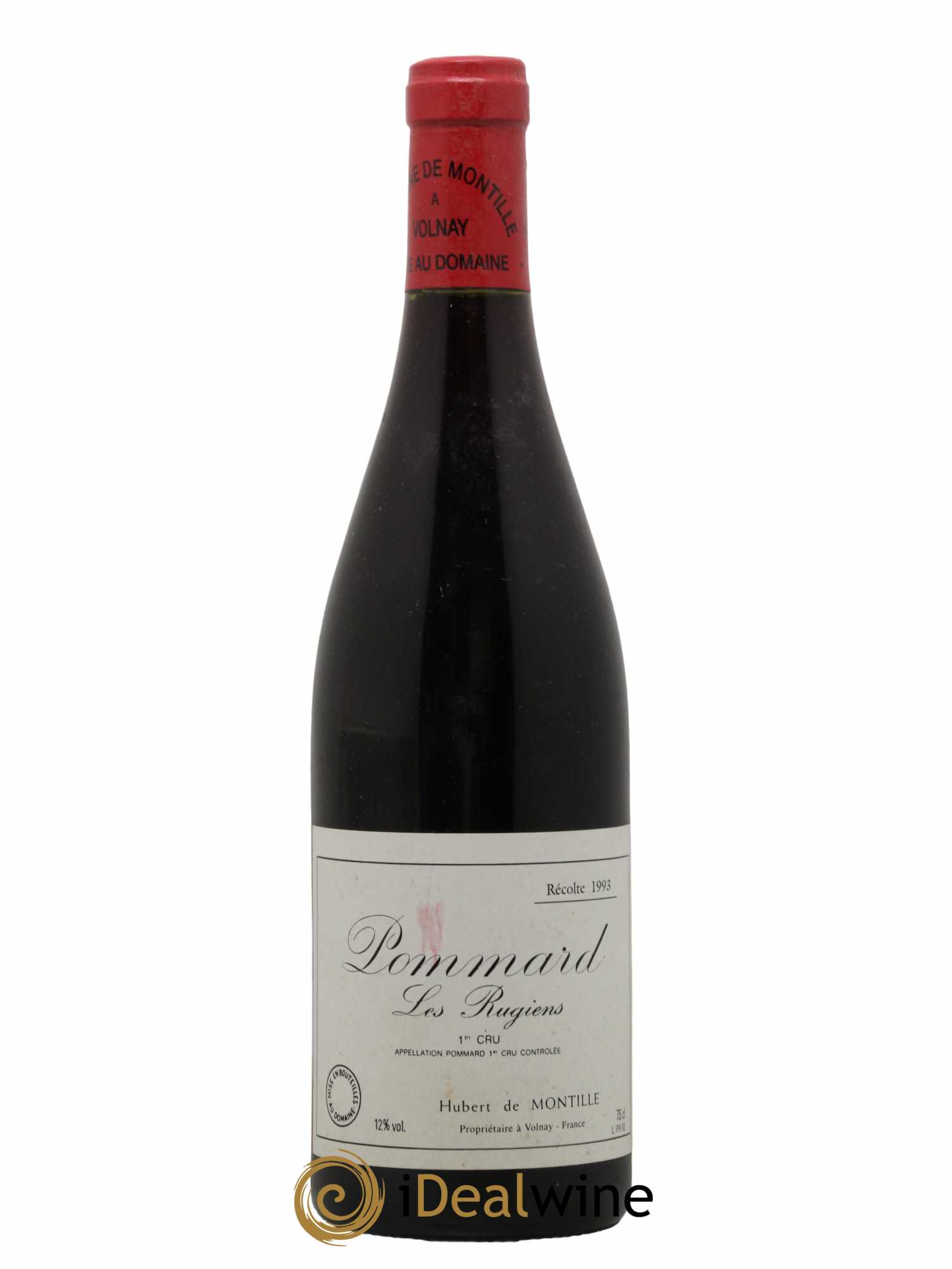 Pommard 1er Cru Les Rugiens-bas De Montille (Domaine) 1993 - Lot de 1 bouteille - 0