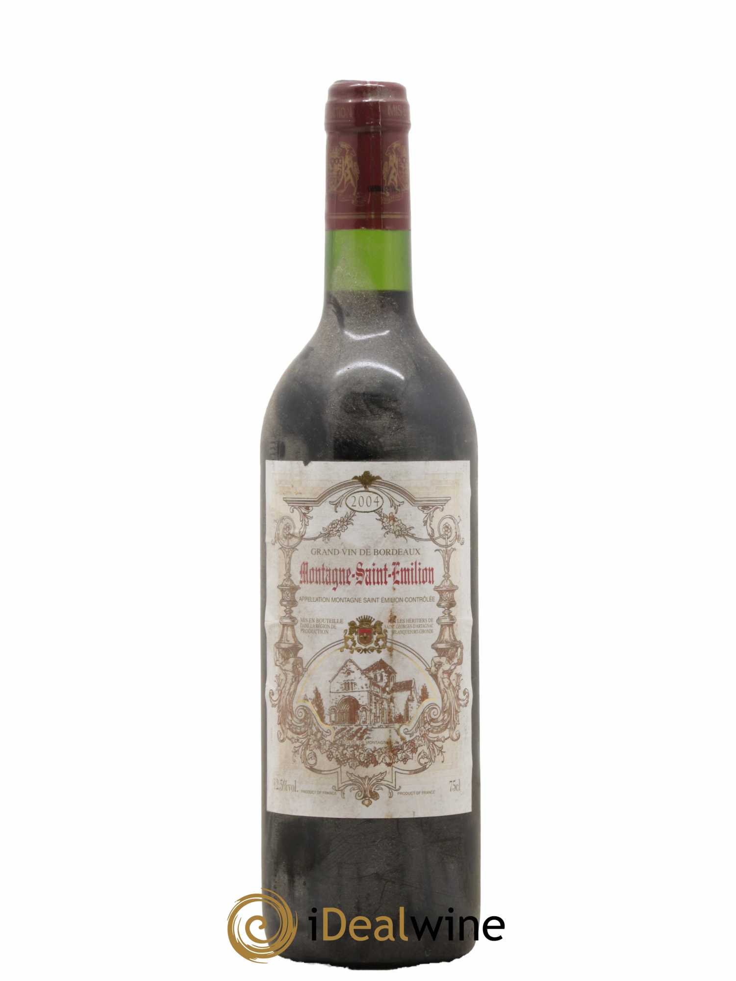 Bordeaux Montagne Saint Emilion Les Heritiers De Saint Georges D'Artagnac 2004 - Lot de 1 bouteille - 0