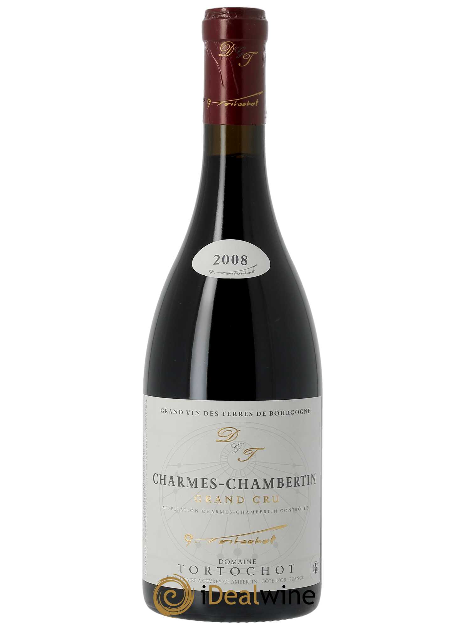 Charmes-Chambertin Grand Cru Tortochot (Domaine) 2008 - Lot de 1 bouteille - 0