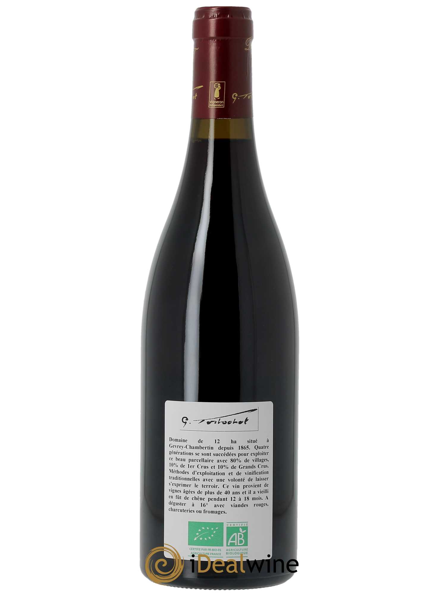 Morey-Saint-Denis 1er Cru Cuvée Renaissance Tortochot (Domaine) 2014 - Lot de 1 bouteille - 2