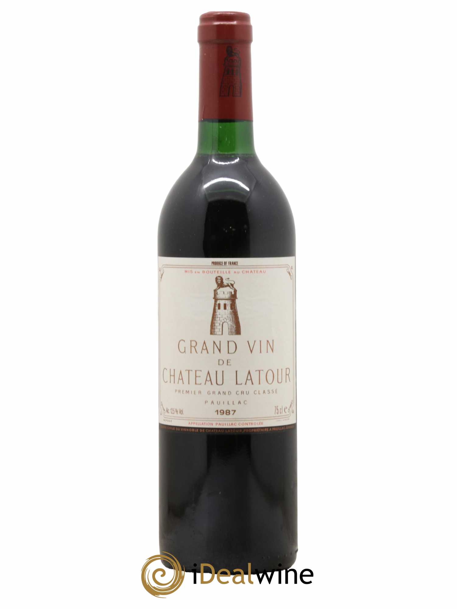 Château Latour 1er Grand Cru Classé 1987 - Lot de 1 bouteille - 0