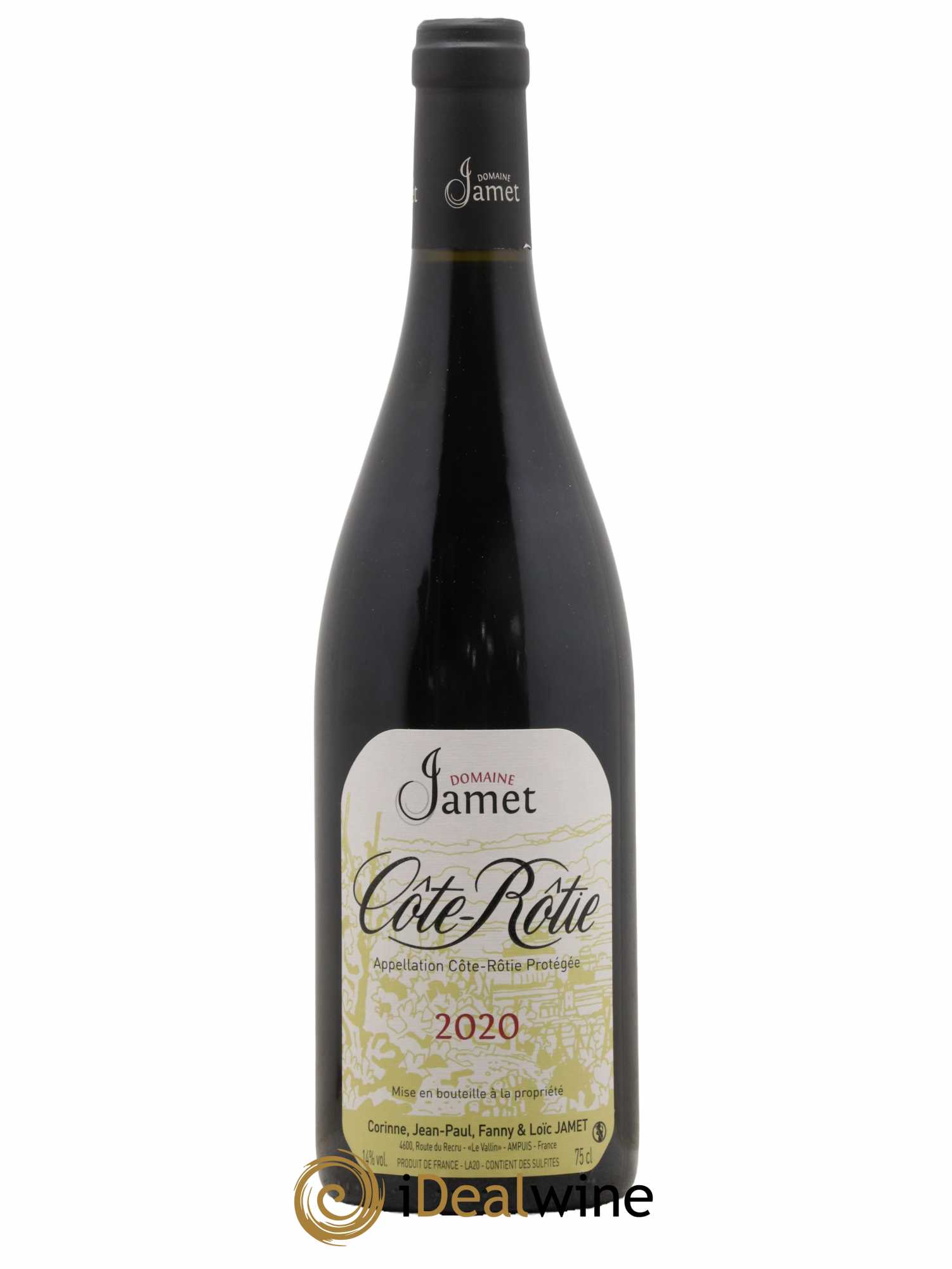 Côte-Rôtie Jamet (Domaine) 2020 - Lot de 1 bouteille - 0