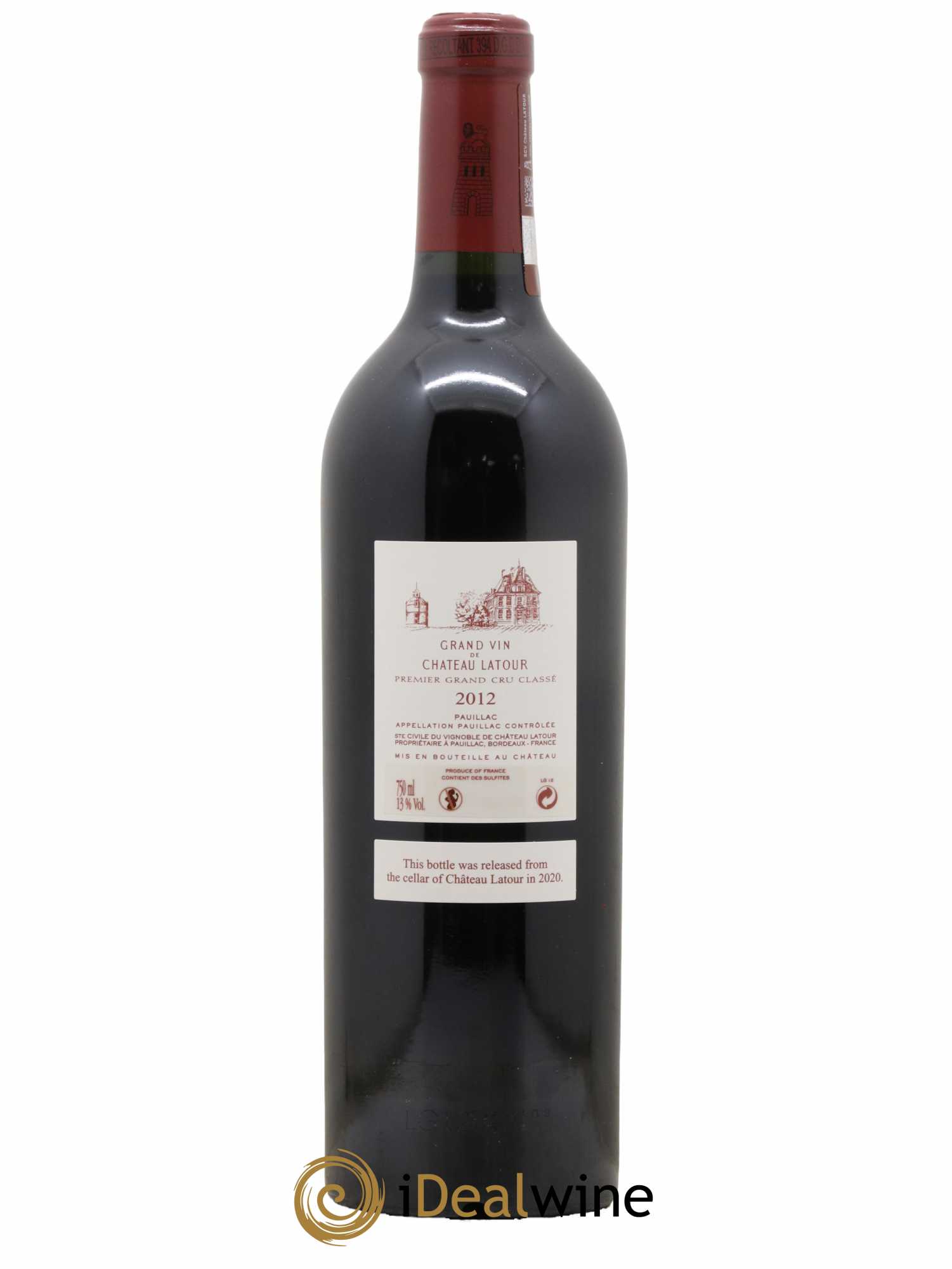 Château Latour 1er Grand Cru Classé 2012 - Lot de 1 bouteille - 2