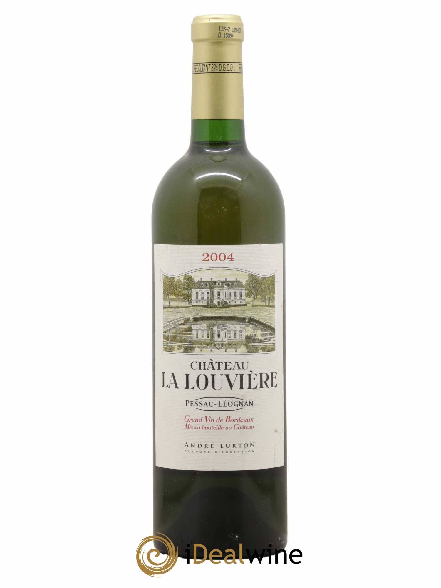 Château la Louvière 2004 - Lot de 1 bouteille - 0