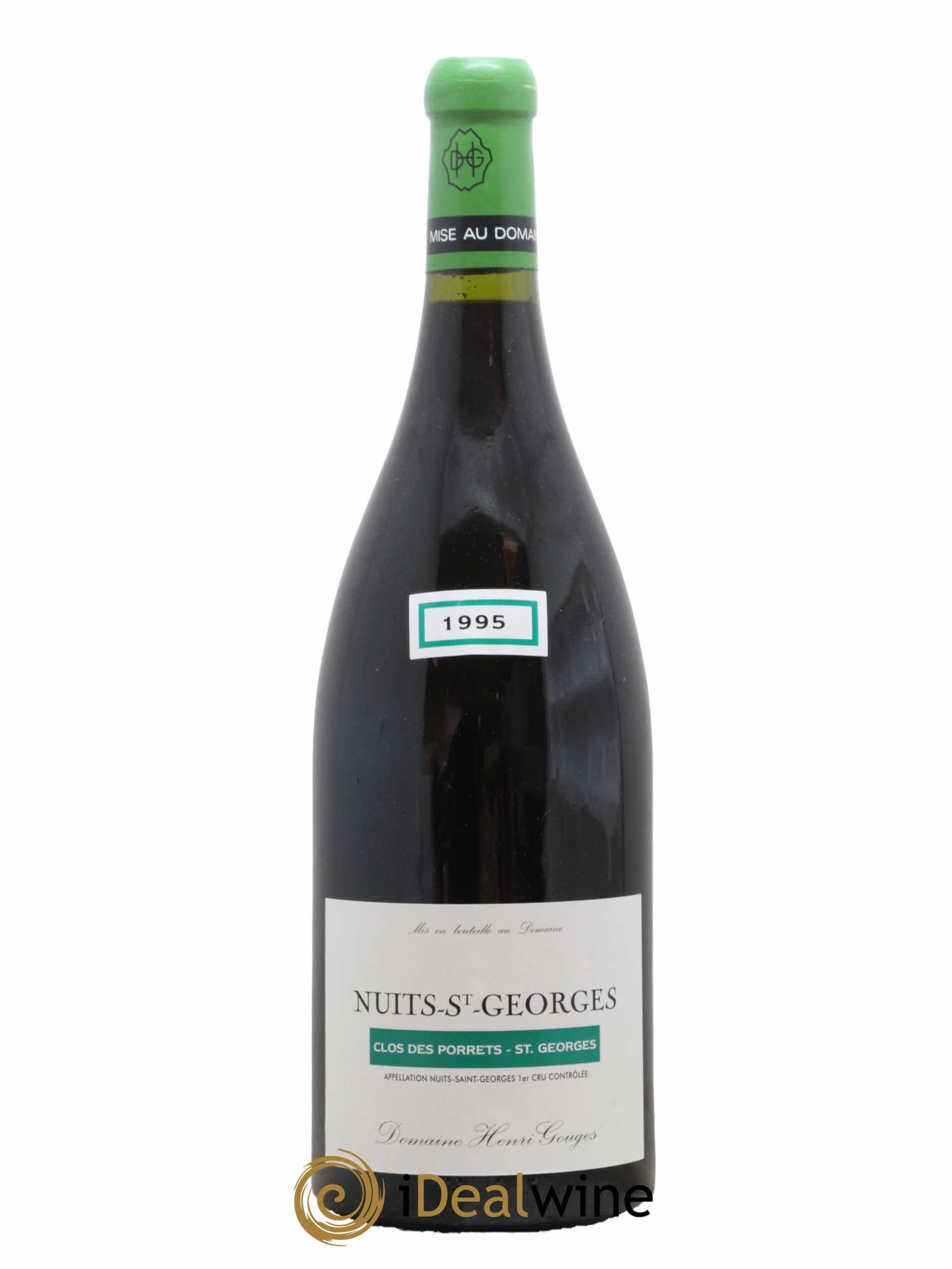 Nuits-Saint-Georges 1er Cru Clos des Porrets St Georges Henri Gouges 1995 - Lot de 1 magnum - 0