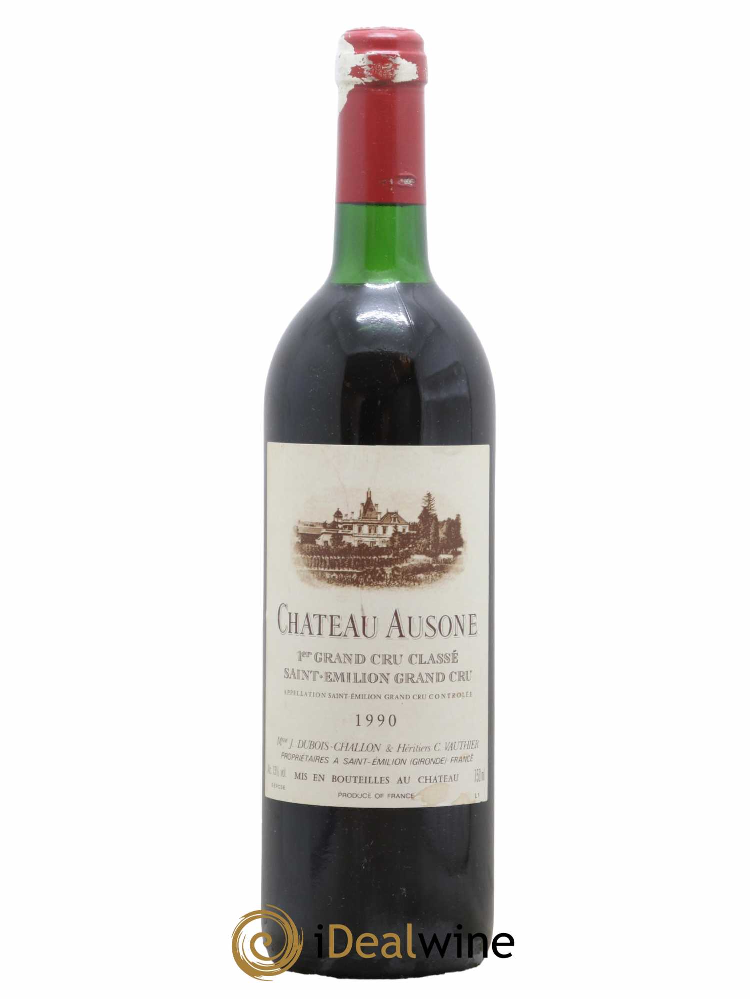 Château Ausone 1er Grand Cru Classé A 1990 - Lot de 1 bouteille - 0
