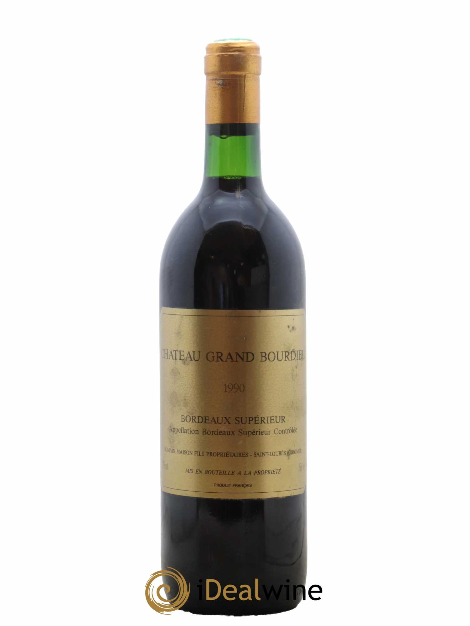 Bordeaux Grand Bourdieux 1990 - Lot de 1 bouteille - 0