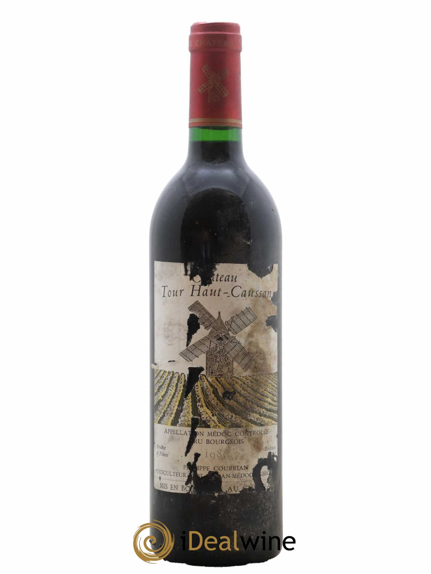 Château Tour Haut-Caussan Cru Bourgeois 1986 - Lot de 1 bouteille - 0