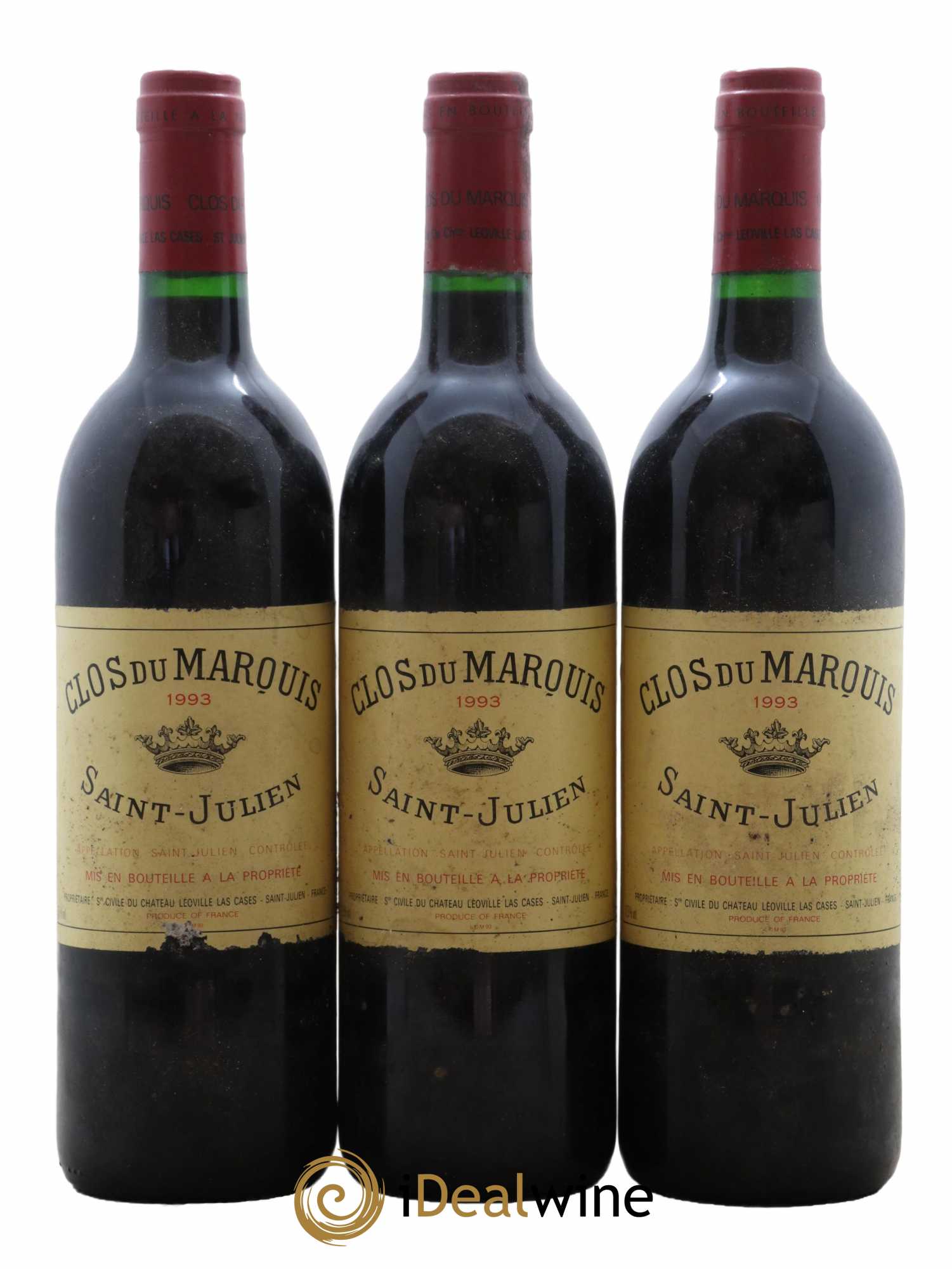 Clos du Marquis 1993 - Lot de 3 bouteilles - 0