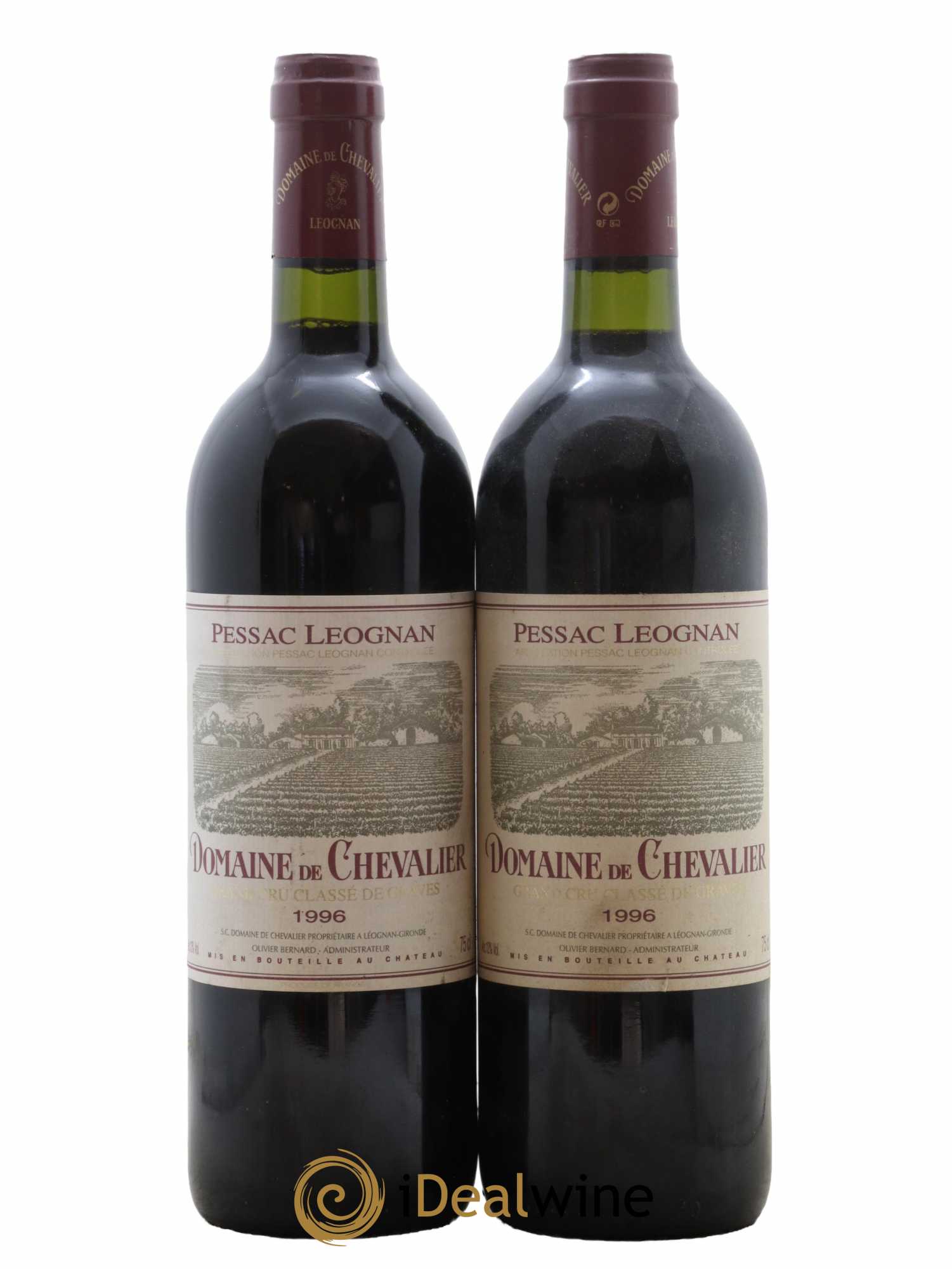 Domaine de Chevalier Cru Classé de Graves 1996 - Lot de 2 bouteilles - 0