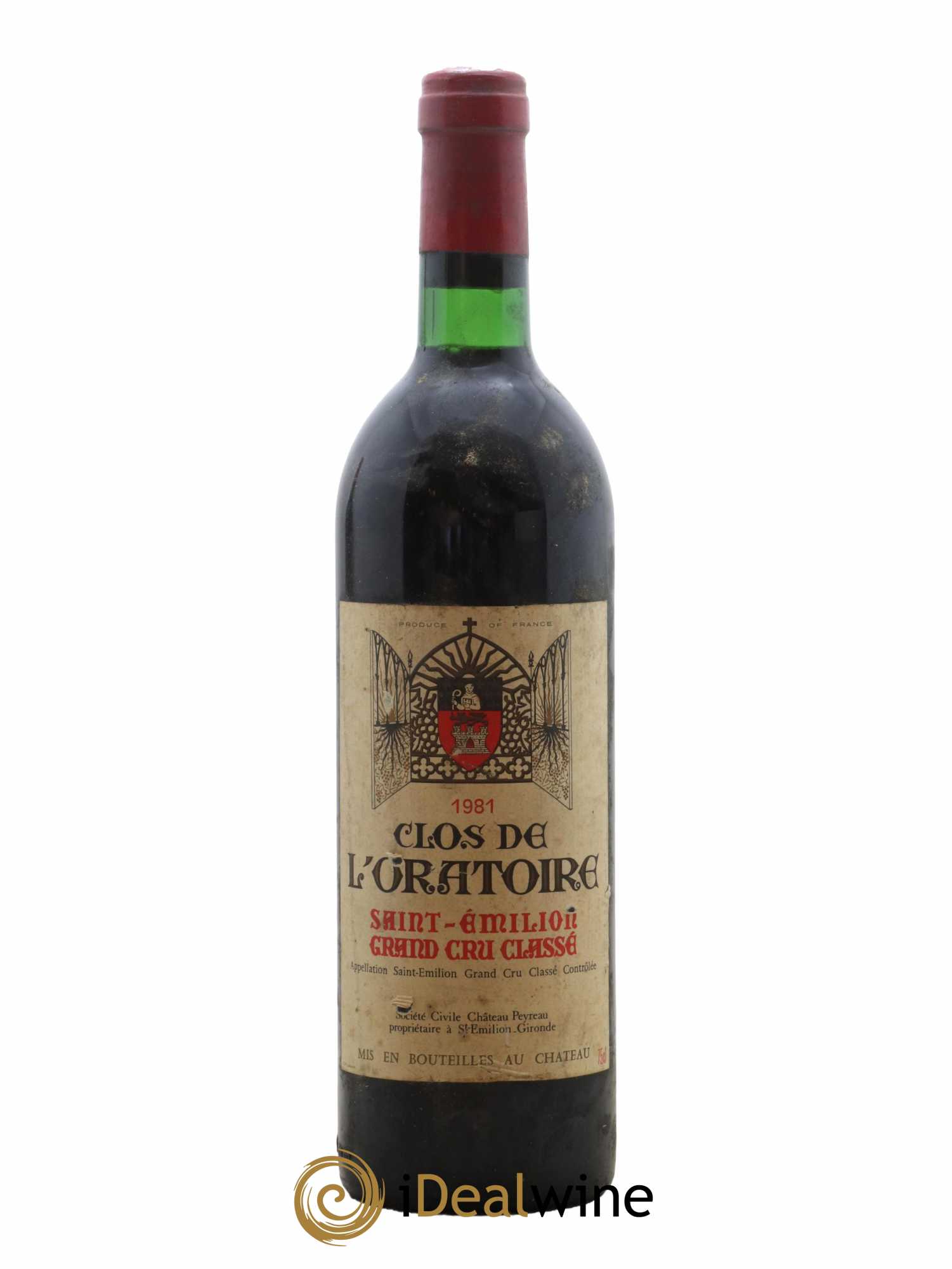 Clos de l'Oratoire Grand Cru Classé 1981 - Lot de 1 bouteille - 0