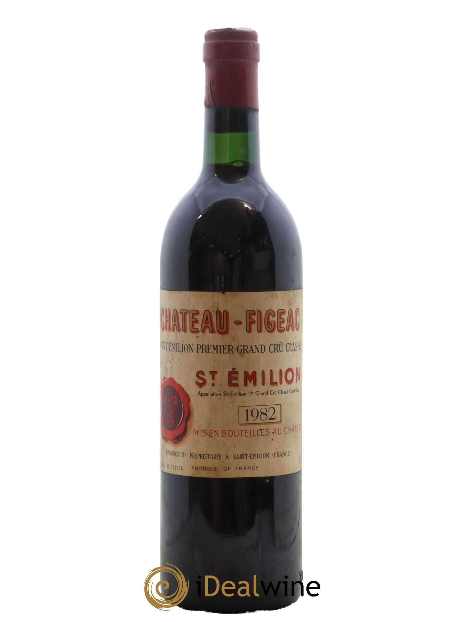 Château Figeac 1er Grand Cru Classé A 1982 - Lot de 1 bouteille - 0
