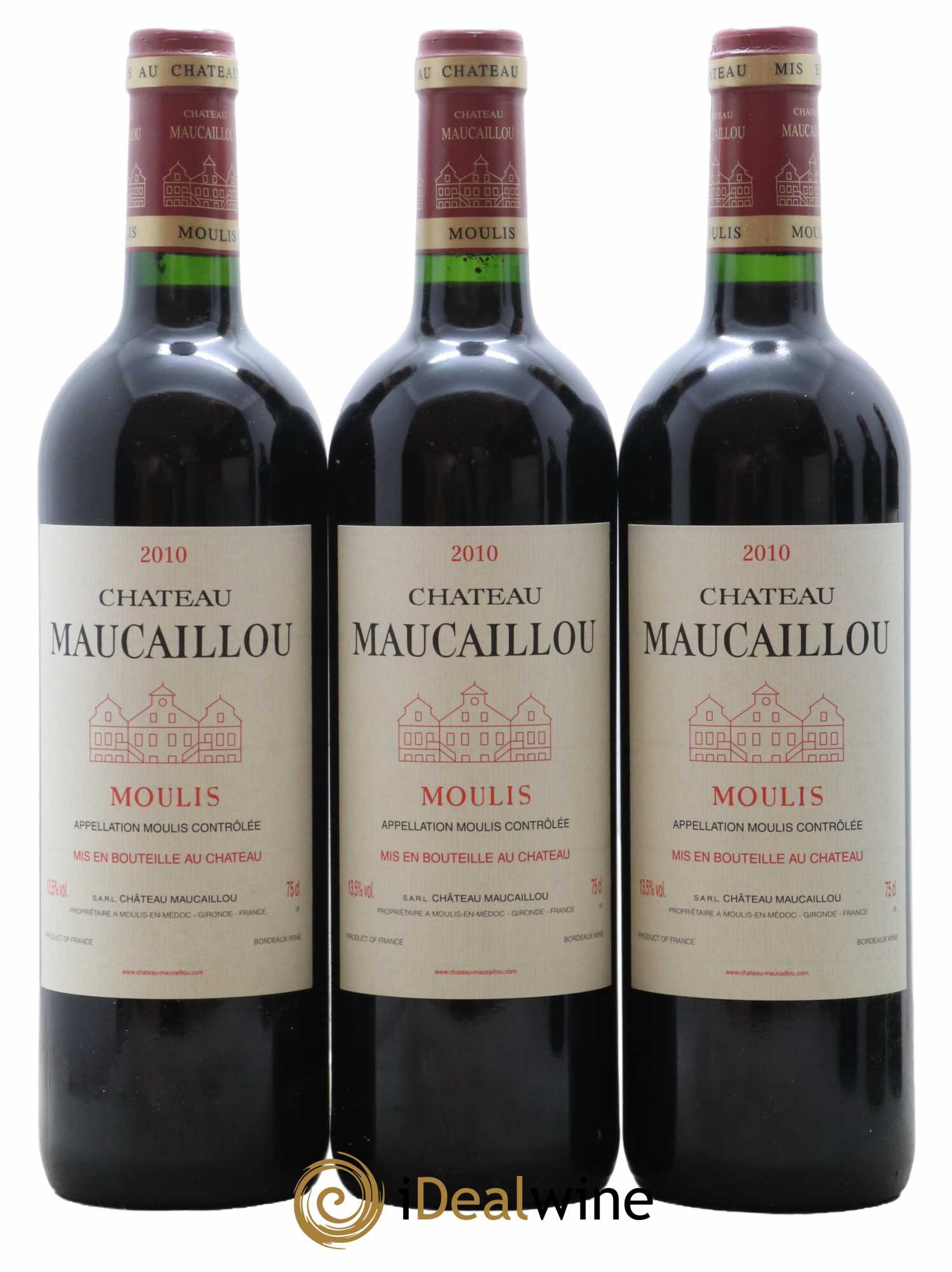 Château Maucaillou 2010 - Lot de 6 bouteilles - 1