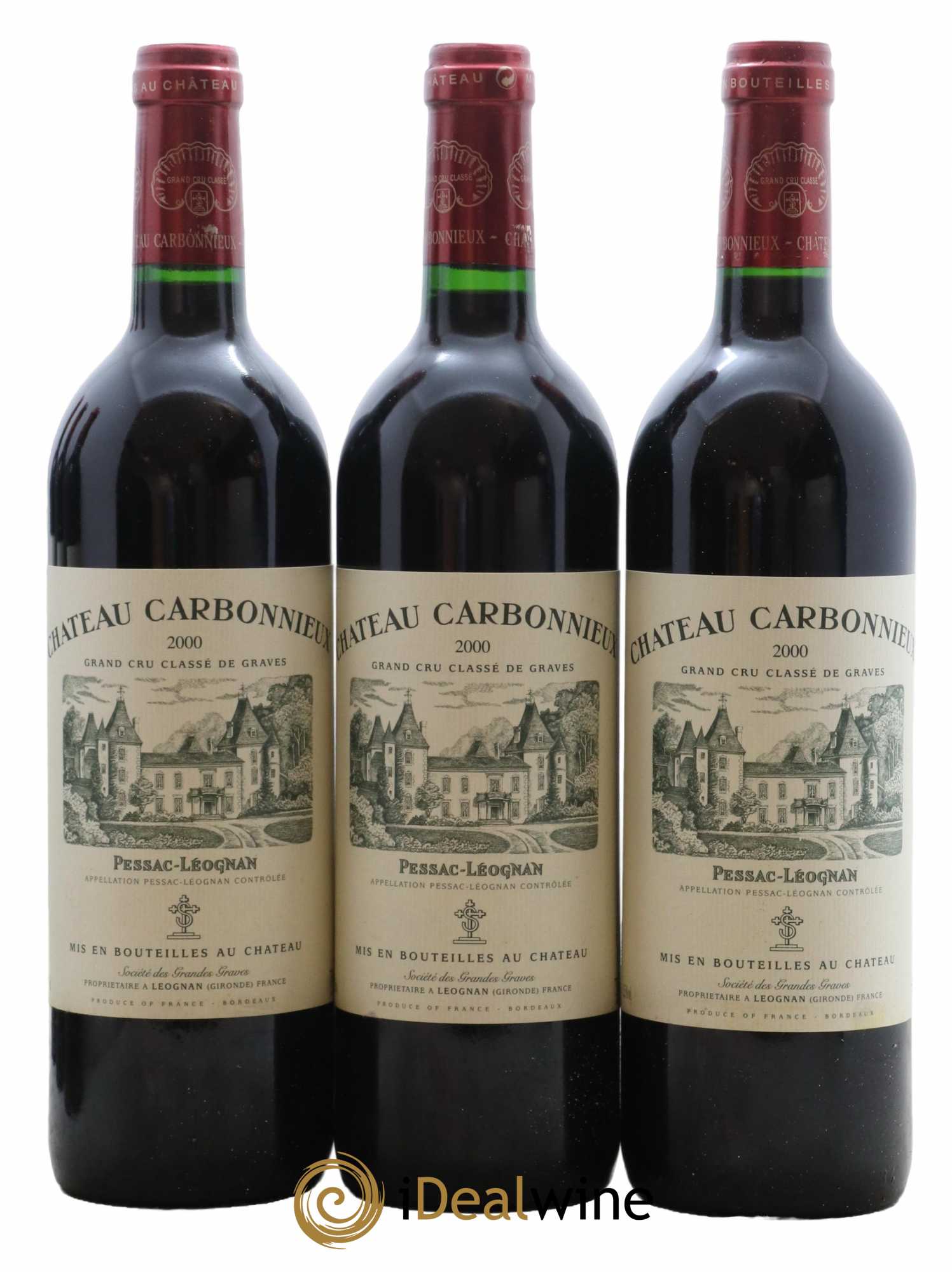 Château Carbonnieux Cru Classé de Graves 2000 - Lot de 12 bouteilles - 3