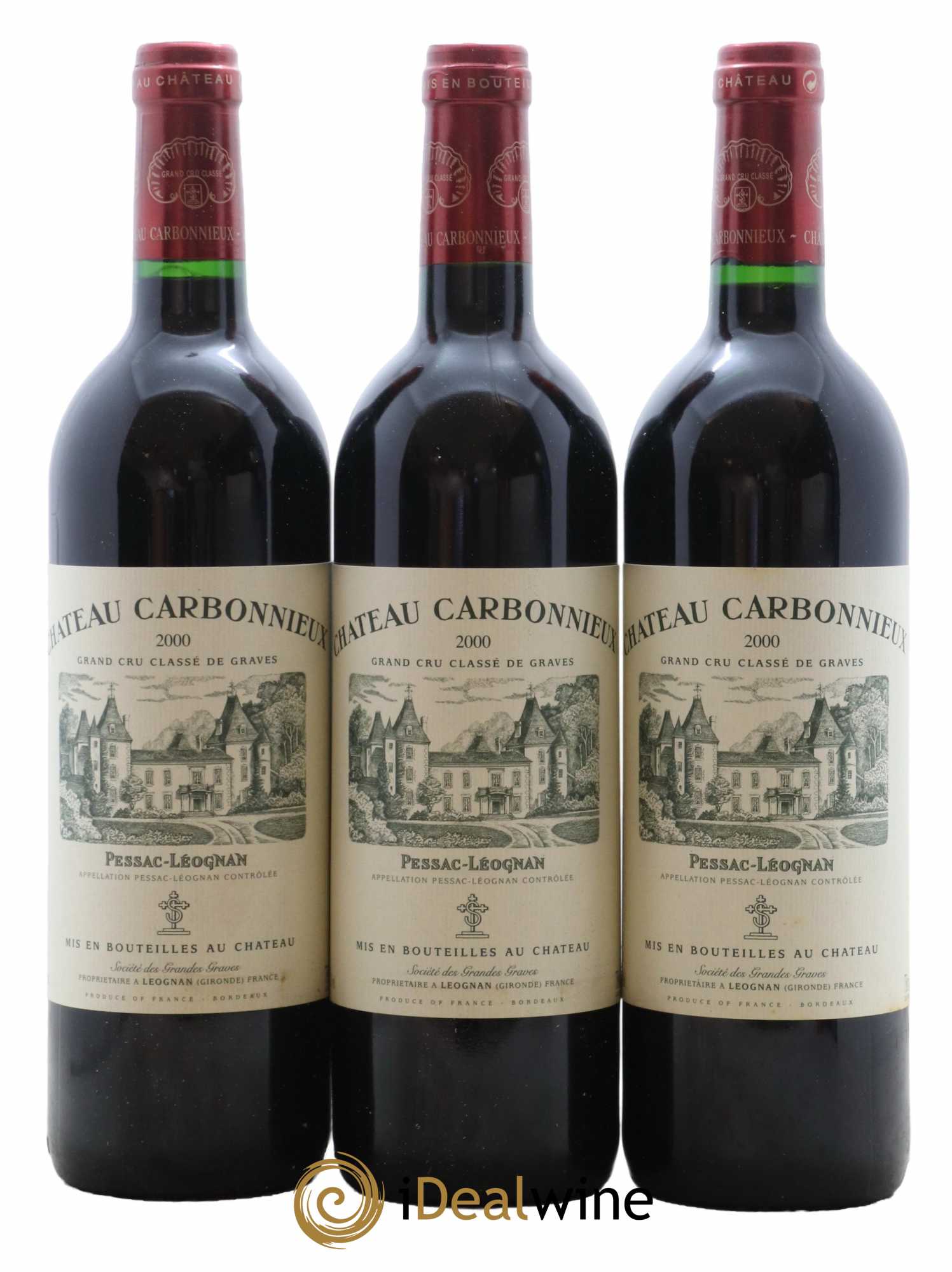 Château Carbonnieux Cru Classé de Graves 2000 - Lot de 12 bouteilles - 4