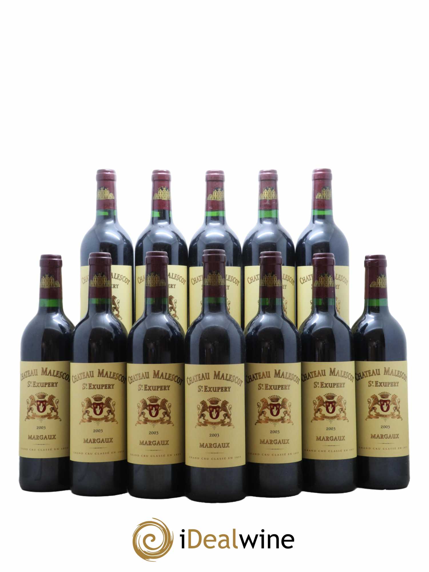 Château Malescot Saint-Exupéry 3ème Grand Cru Classé 2003 - Lot de 12 bouteilles - 0