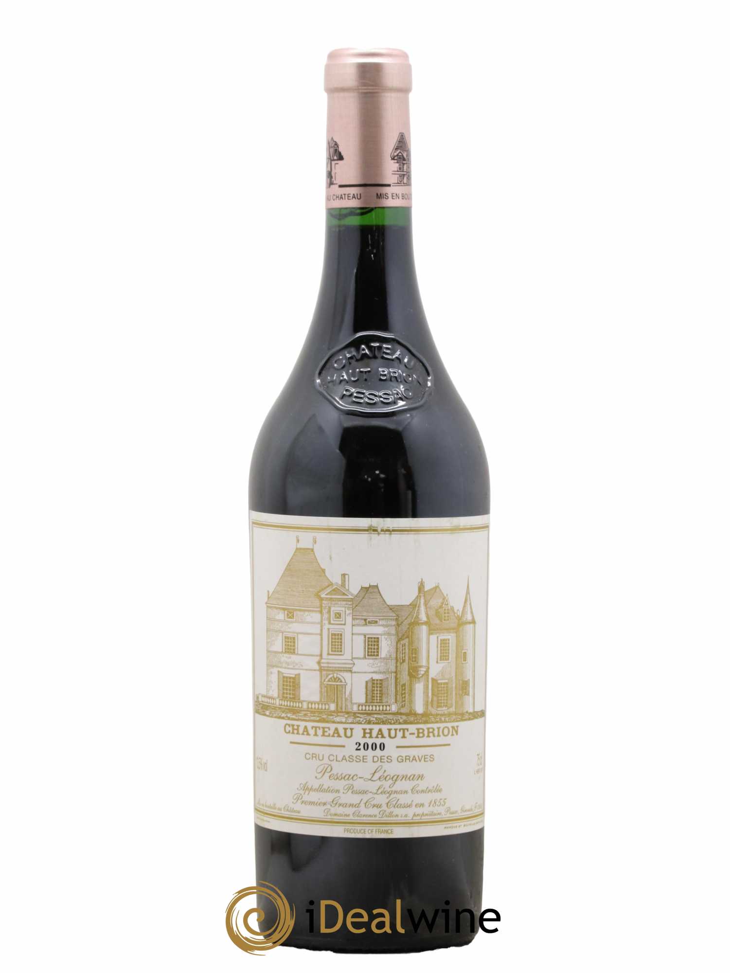 Château Haut Brion 1er Grand Cru Classé 2000 - Lot de 1 bouteille - 0