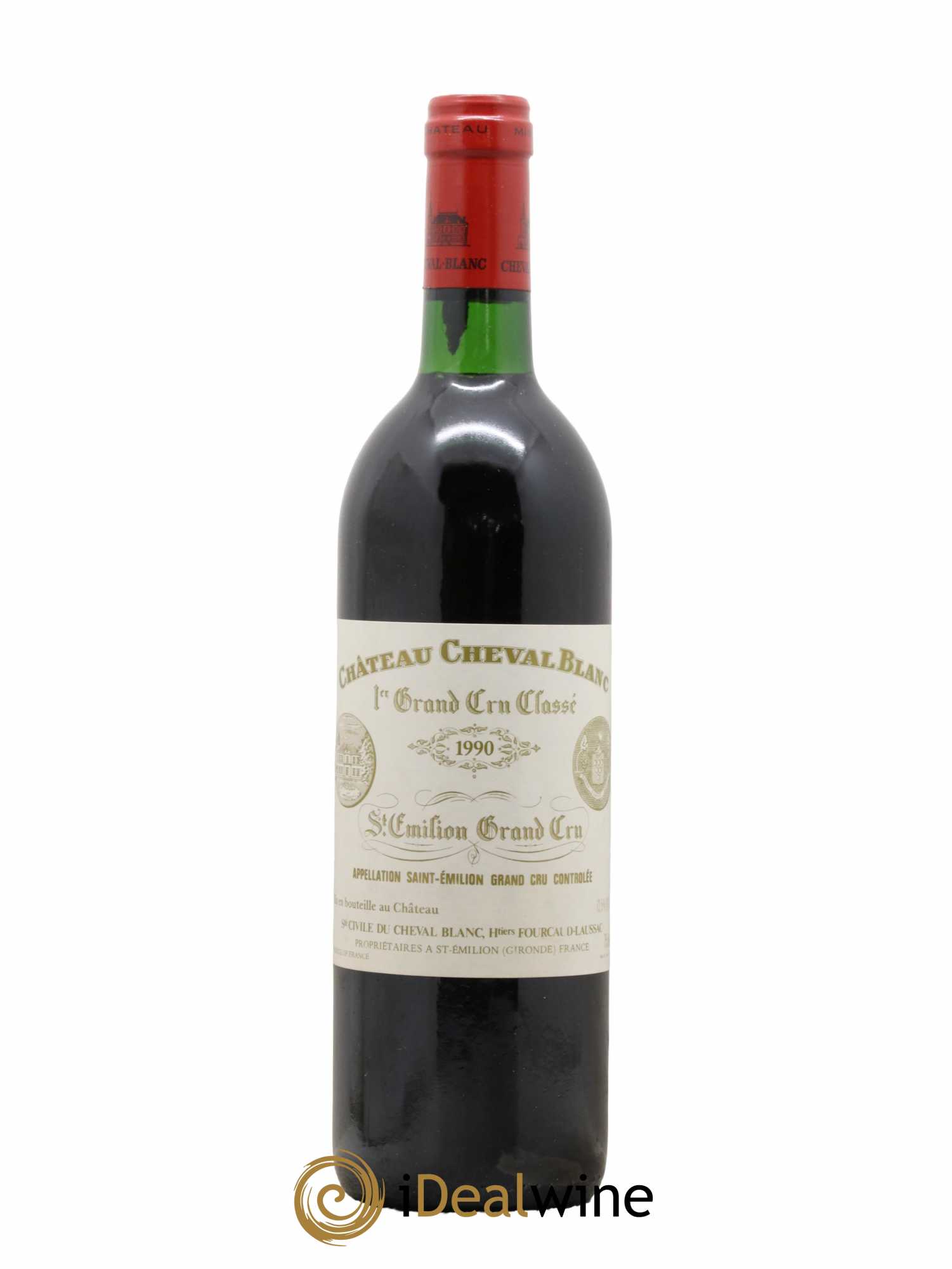 Château Cheval Blanc 1er Grand Cru Classé A 1990 - Lot de 1 bouteille - 0