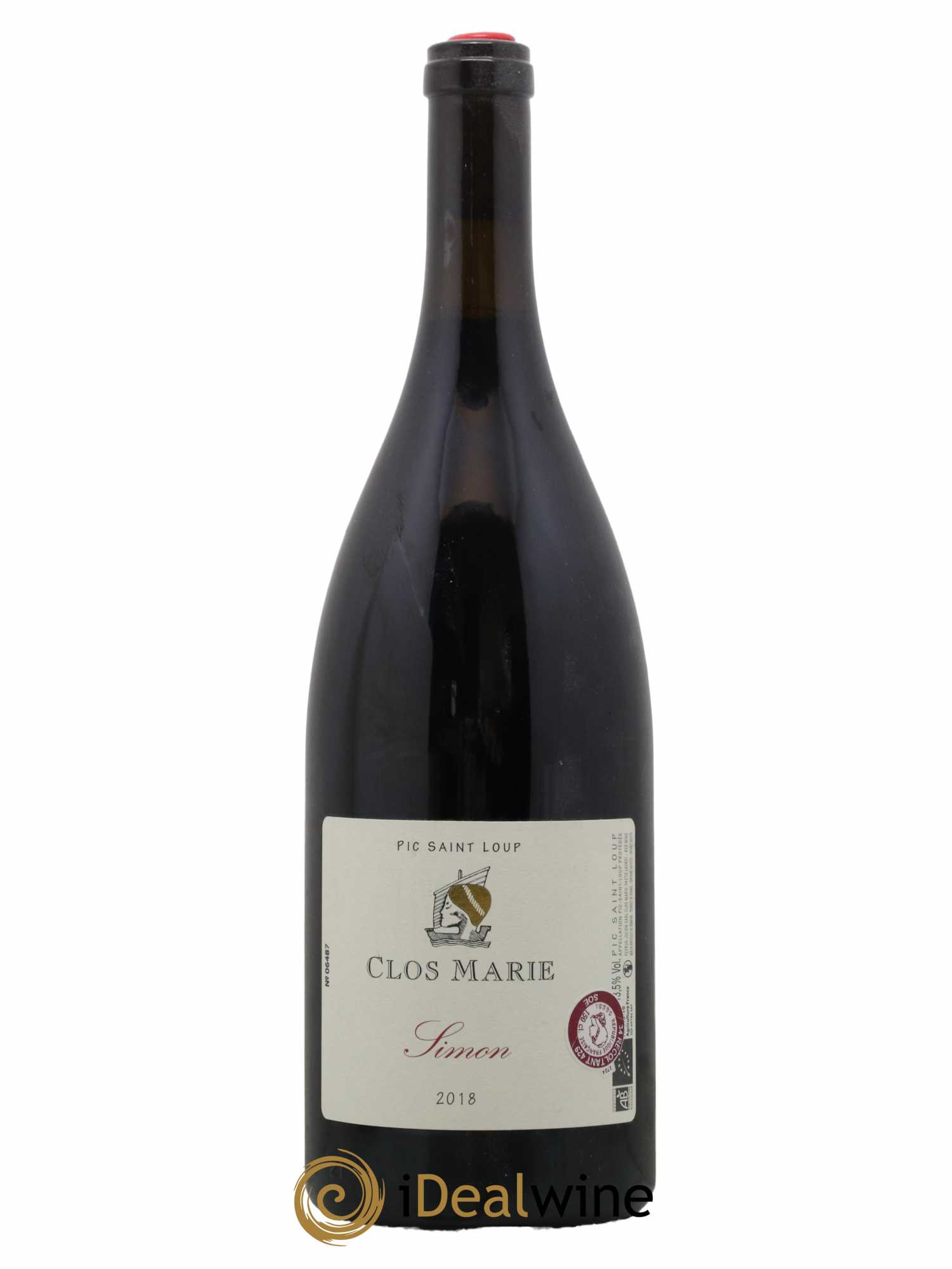 Pic Saint-Loup Clos Marie Cuvée Simon Christophe Peyrus et Françoise Julien 2018 - Lot de 1 magnum - 0