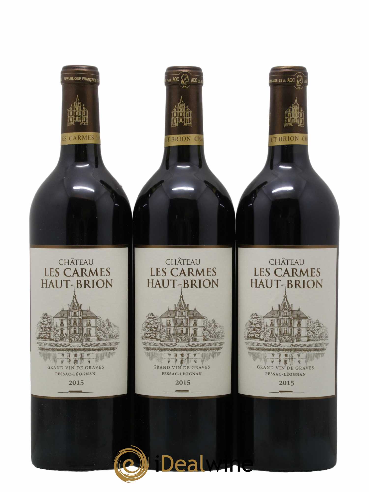 Château Les Carmes Haut-Brion 2015 - Lot de 6 bouteilles - 1