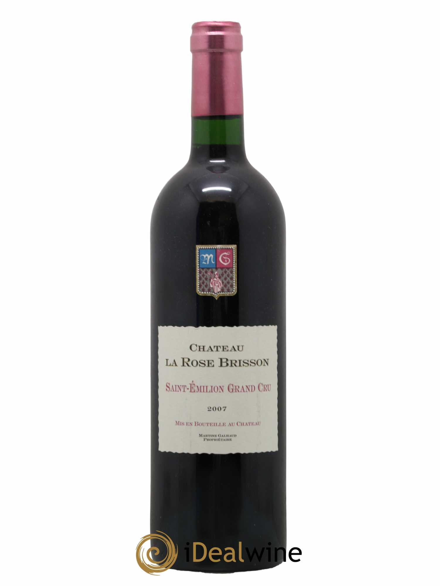 Saint-Émilion Grand Cru Château La Rose Brisson 2007 - Lot de 1 bouteille - 0