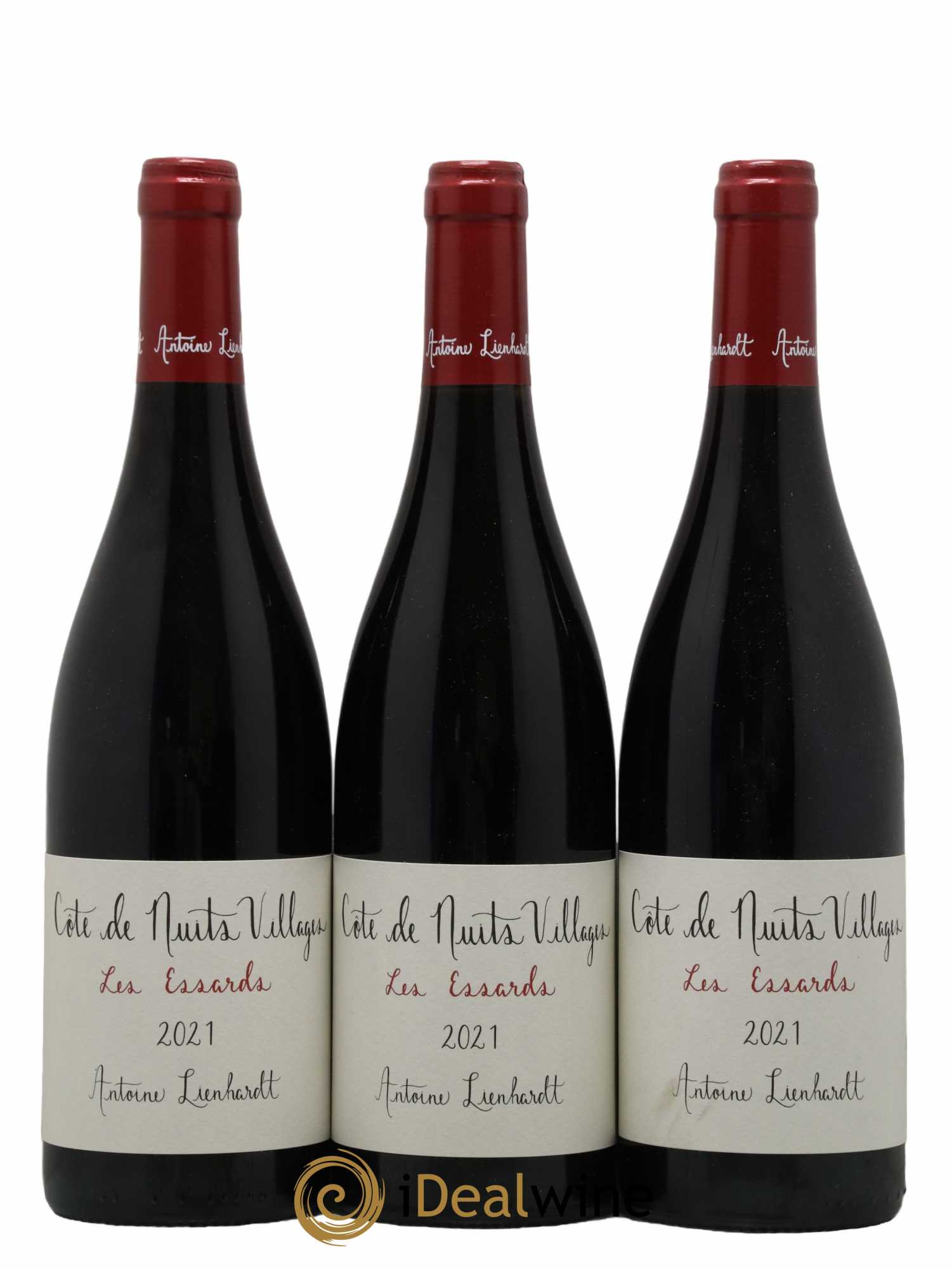 Côte de Nuits-Villages Les Essards Antoine Lienhardt 2021 - Lot de 3 bouteilles - 0