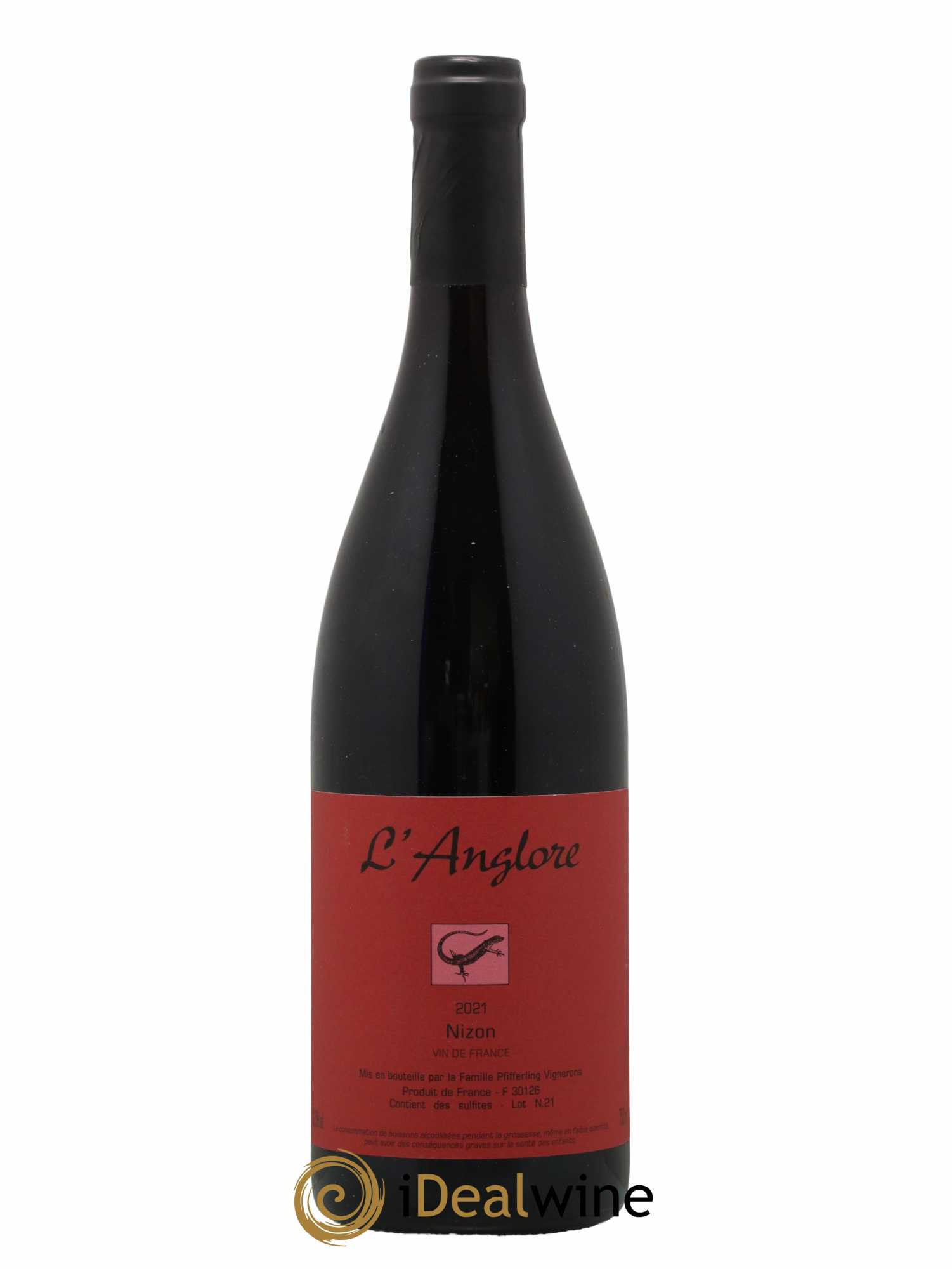 Vin de France Nizon L'Anglore 2021 - Lot de 1 bouteille - 0