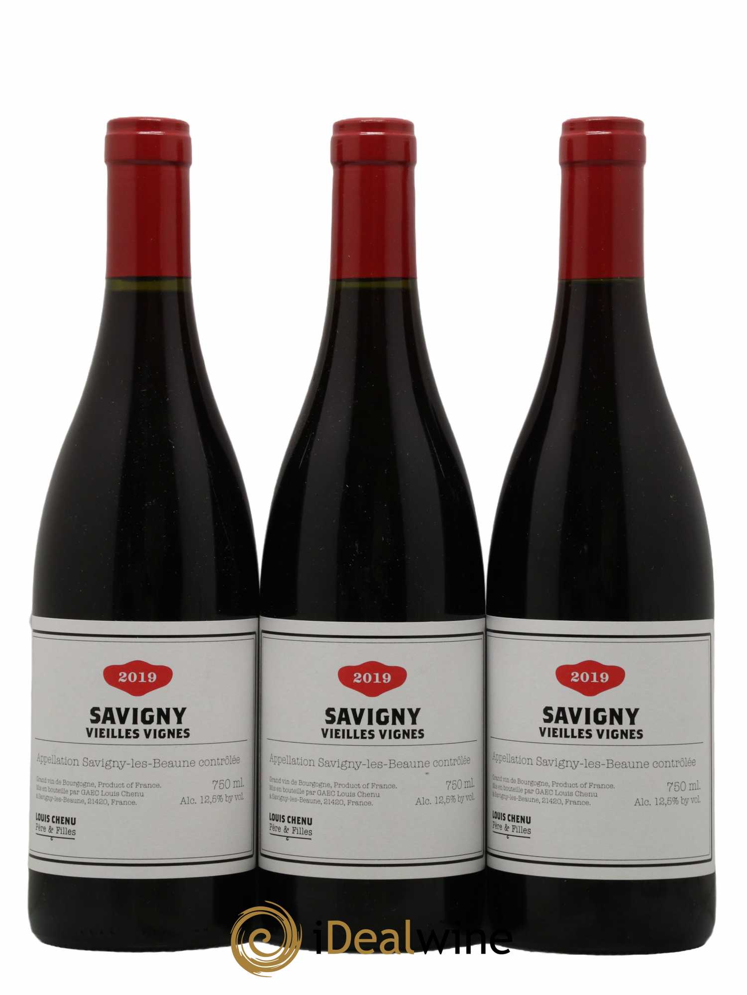 Savigny-lès-Beaune Vieilles Vignes Domaine Louis Chenu 2019 - Lot de 3 bouteilles - 0