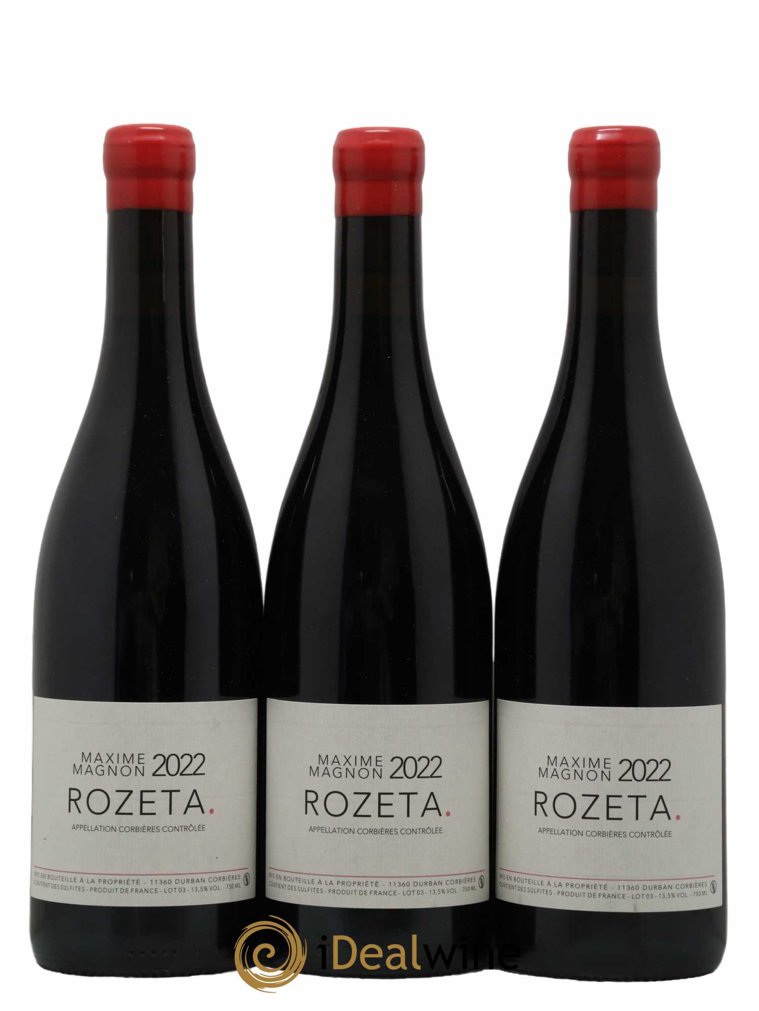 Corbières Rozeta Maxime Magnon 2022 - Posten von 3 Flaschen - 0