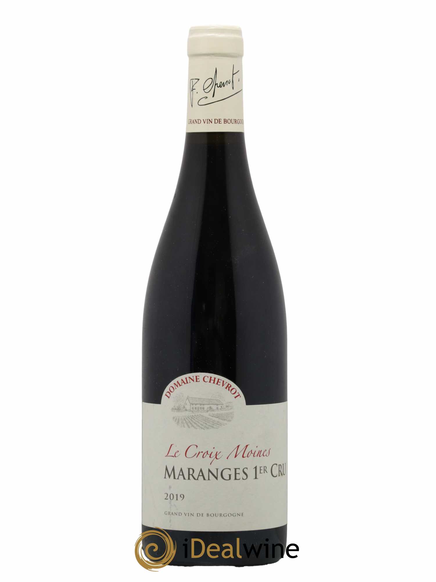 Maranges 1er Cru Le Croix Moines Domaine Chevrot 2019 - Lot de 1 bouteille - 0