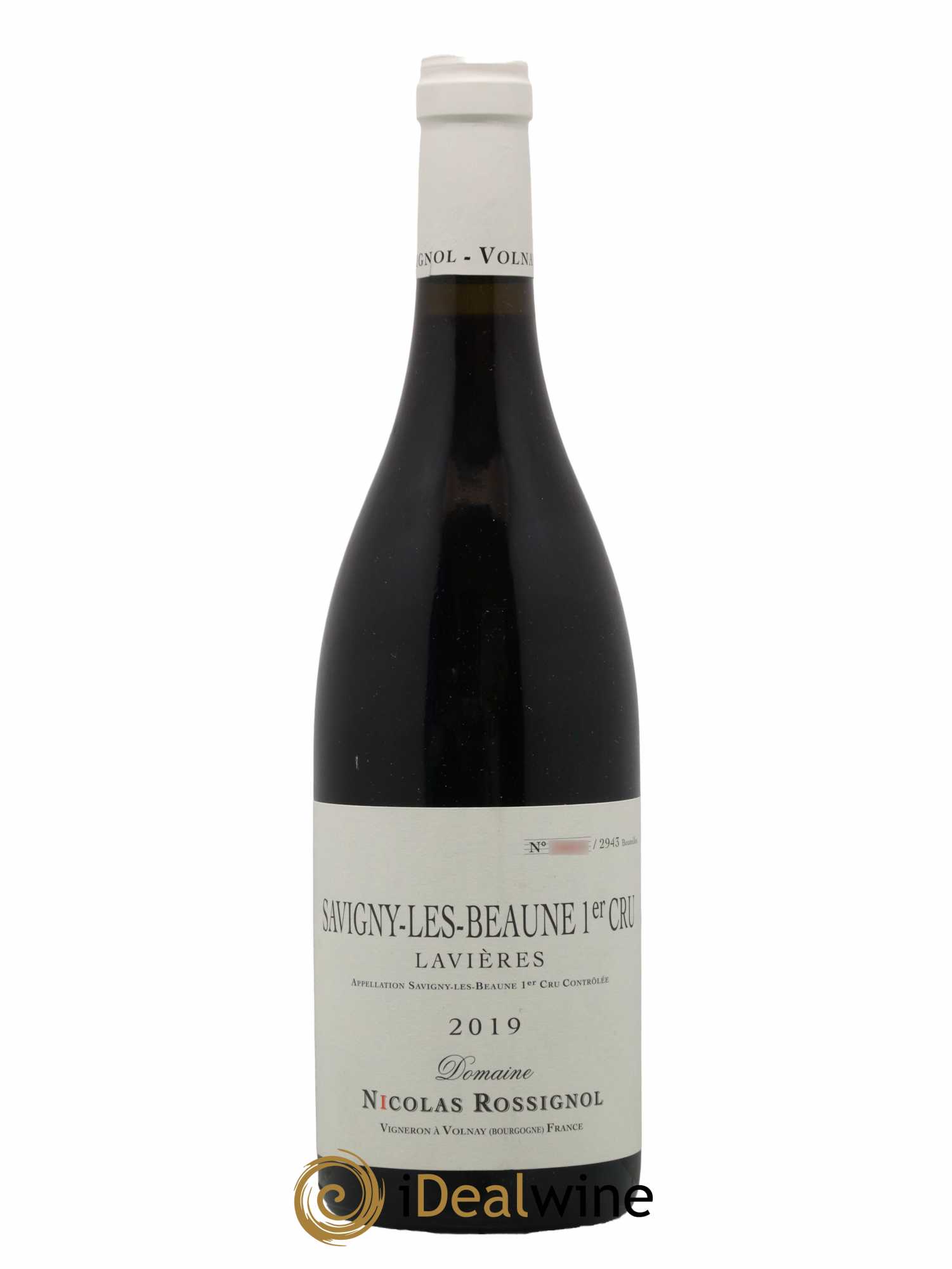 Savigny-lès-Beaune 1er Cru Lavières Nicolas Rossignol 2019 - Lot de 1 bouteille - 0